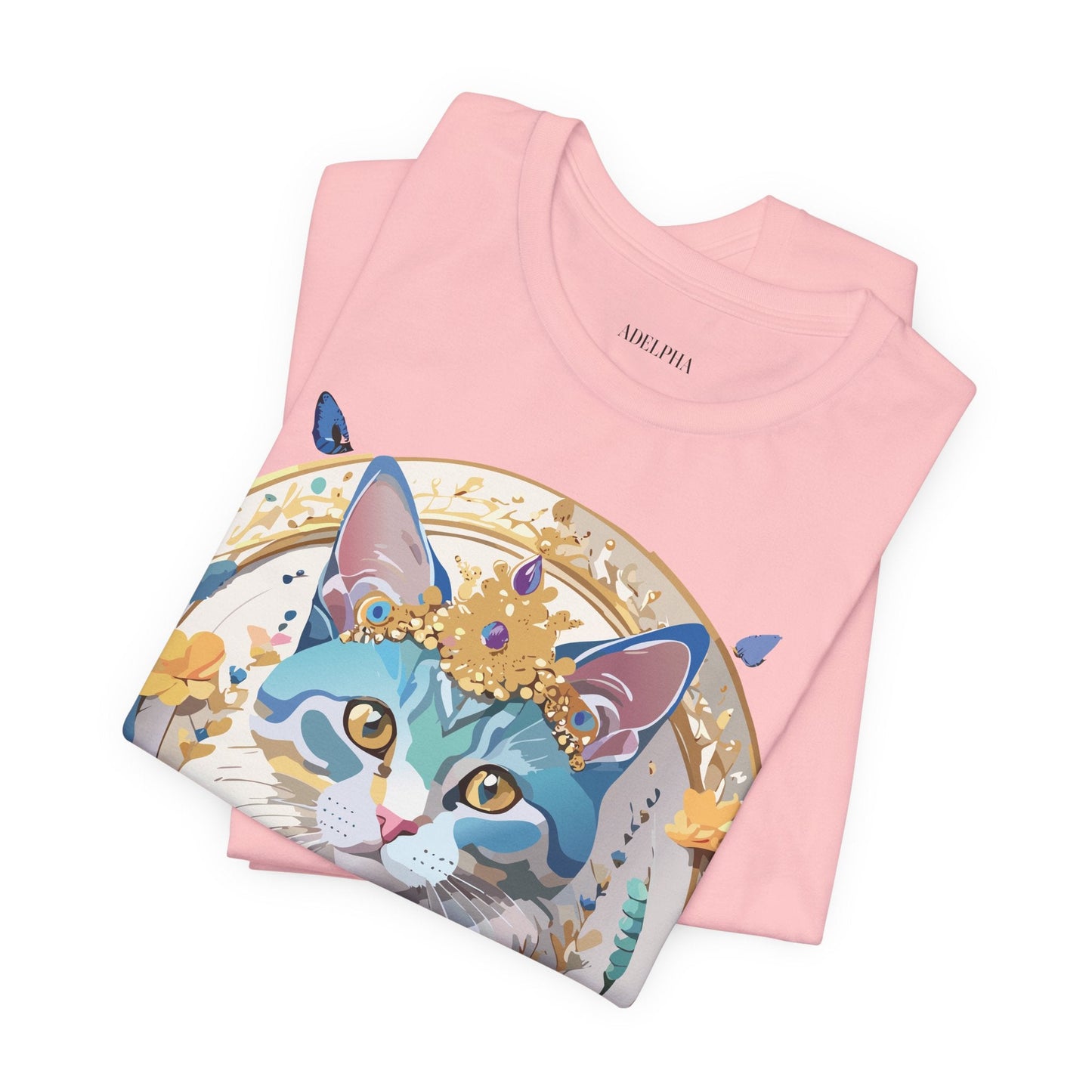 Unisex Graphic Tee With Adelpha Artwork Vintage Inspired Short Sleeve Jersey Shirt