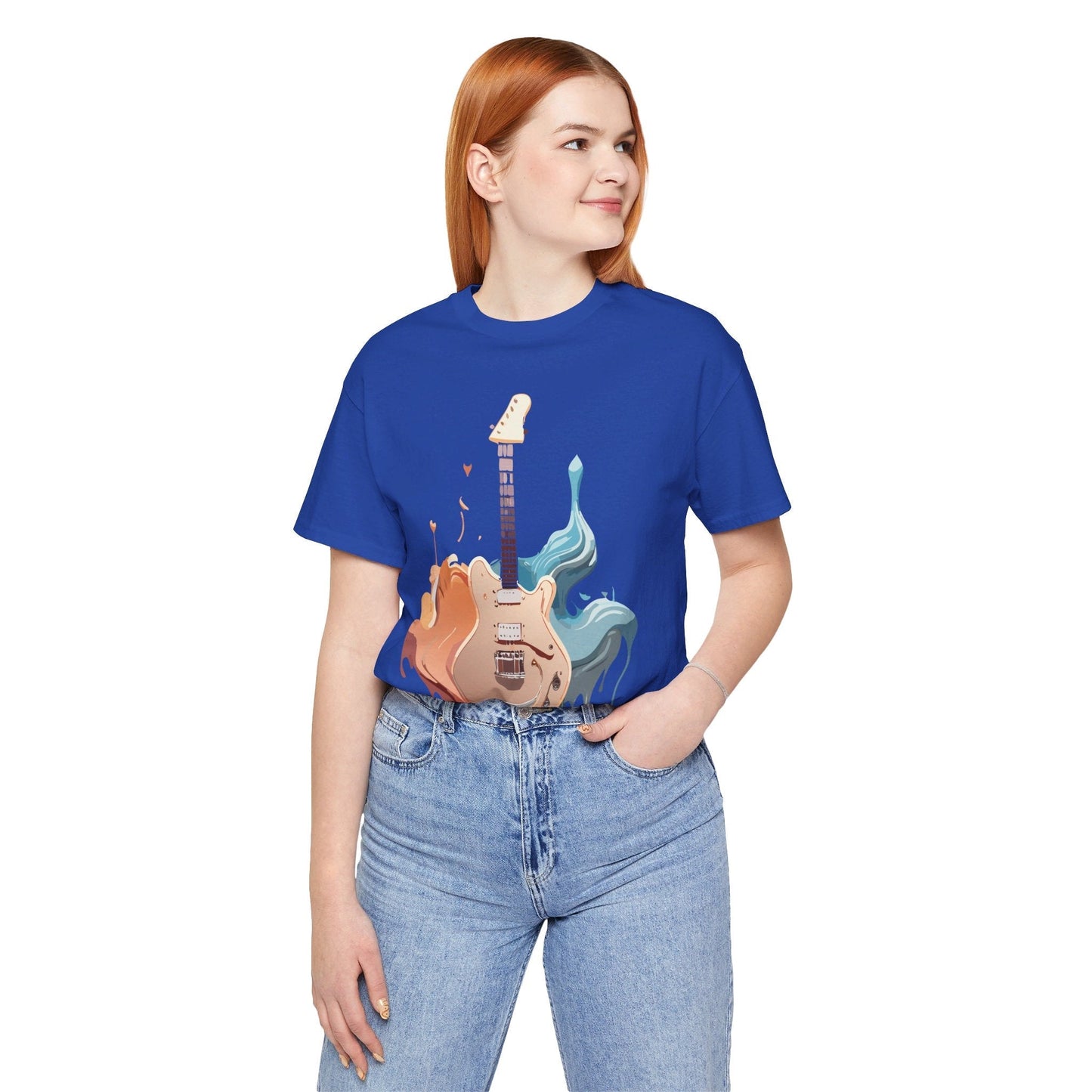 Adelpha Vintage Inspired Graphic Music T Shirt Unisex Short Sleeve Tee For Everyday Wear