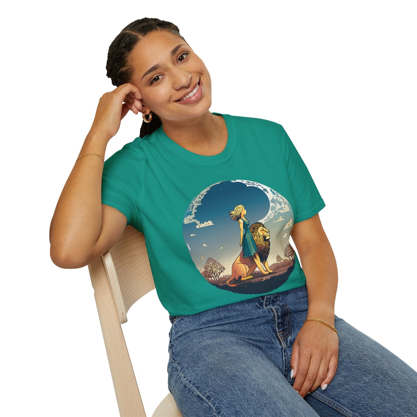 Womens Graphic T Shirt Art Design Tee Softstyle 64000 100 Percent Cotton Unisex Comfort