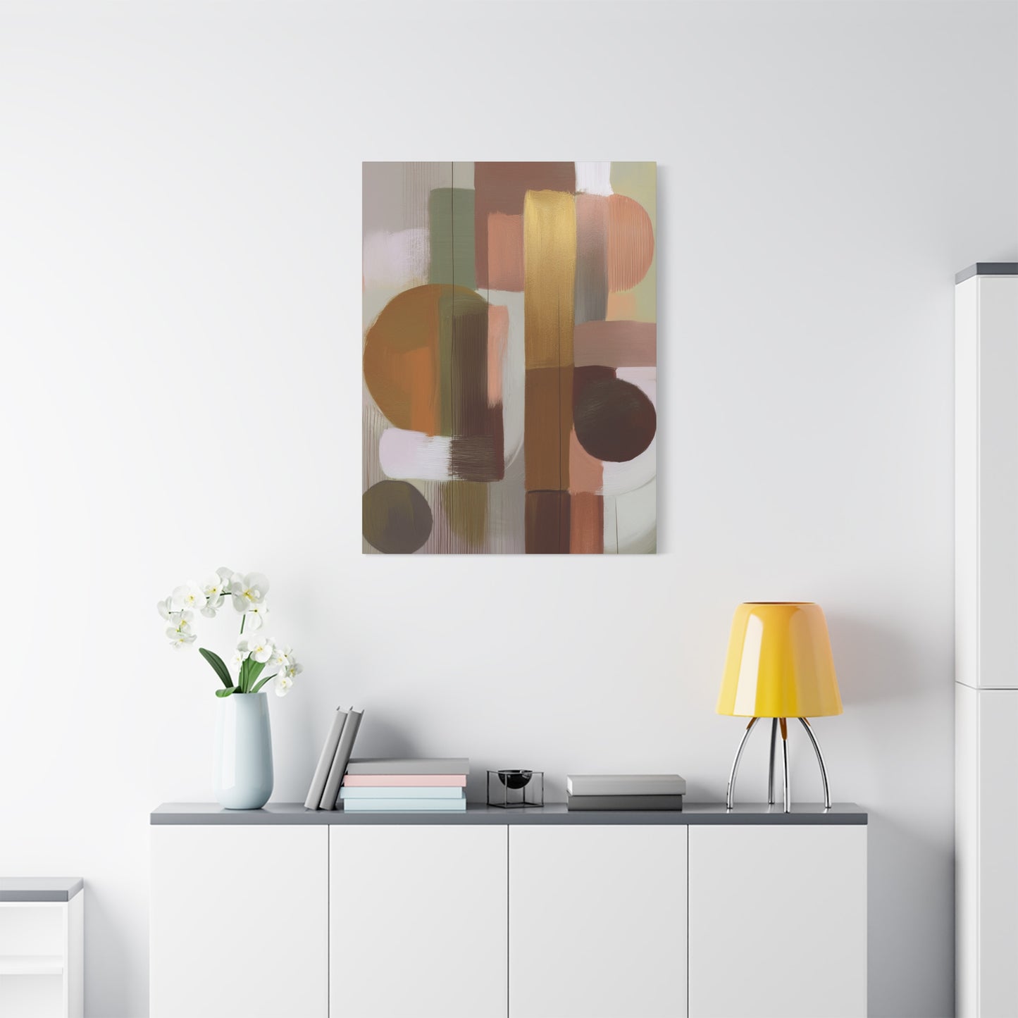 Abstract Geometric Painting Print Canvas 20x24,20x30,24x30 24x32,24x36,30x40 32x48,36x48,40x60 Pine-Wood Inner Frame ABS-52
