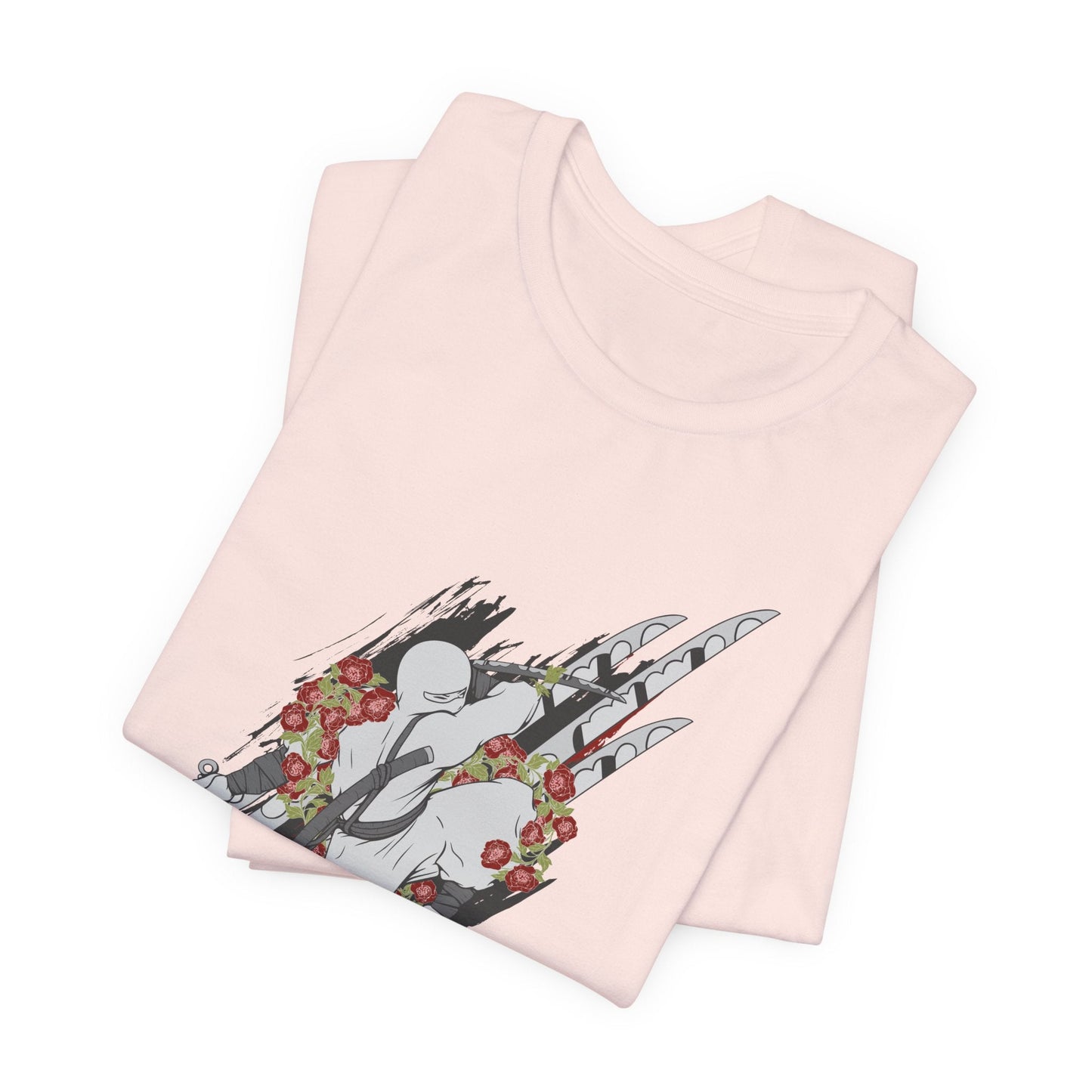Ninja Samurai Artwork Graphic Unisex Cotton T-Shirt r5