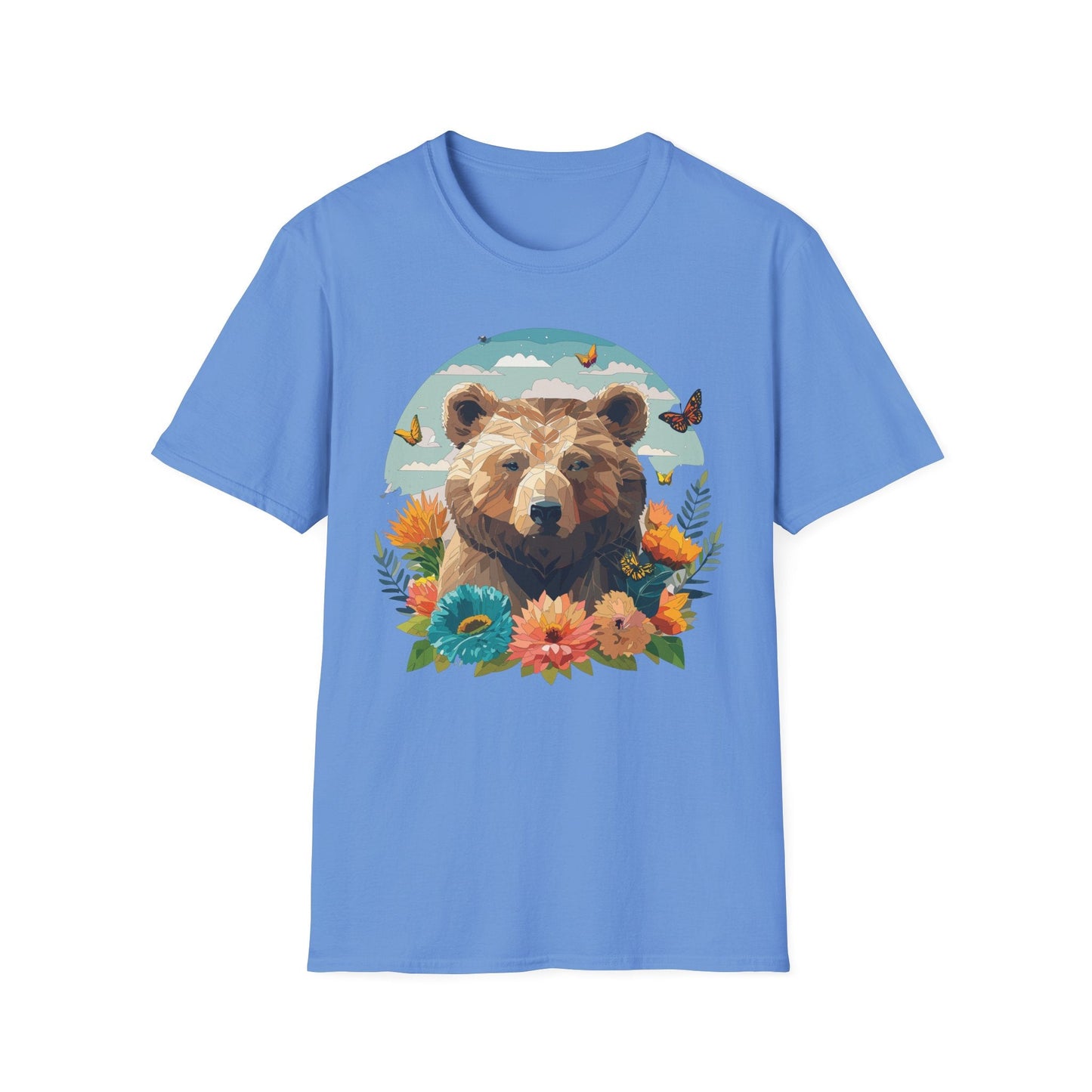 Bear T Shirt Unisex Teddy Bear Tee Softstyle 64000 One Hundred Percent Ring Spun Cotton Short Sleeve