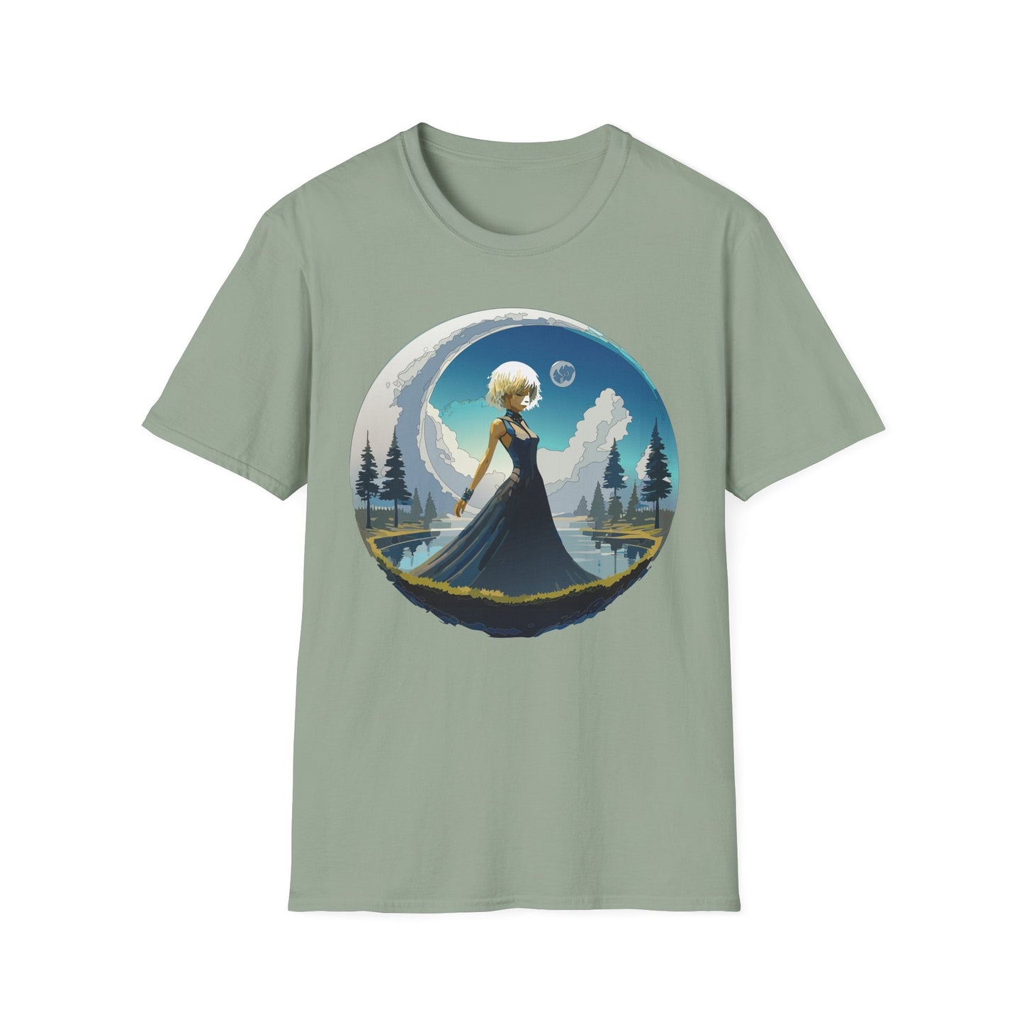 Womens Graphic T Shirt Art Design Tee Gildan Softstyle 64000 Unisex Short Sleeve