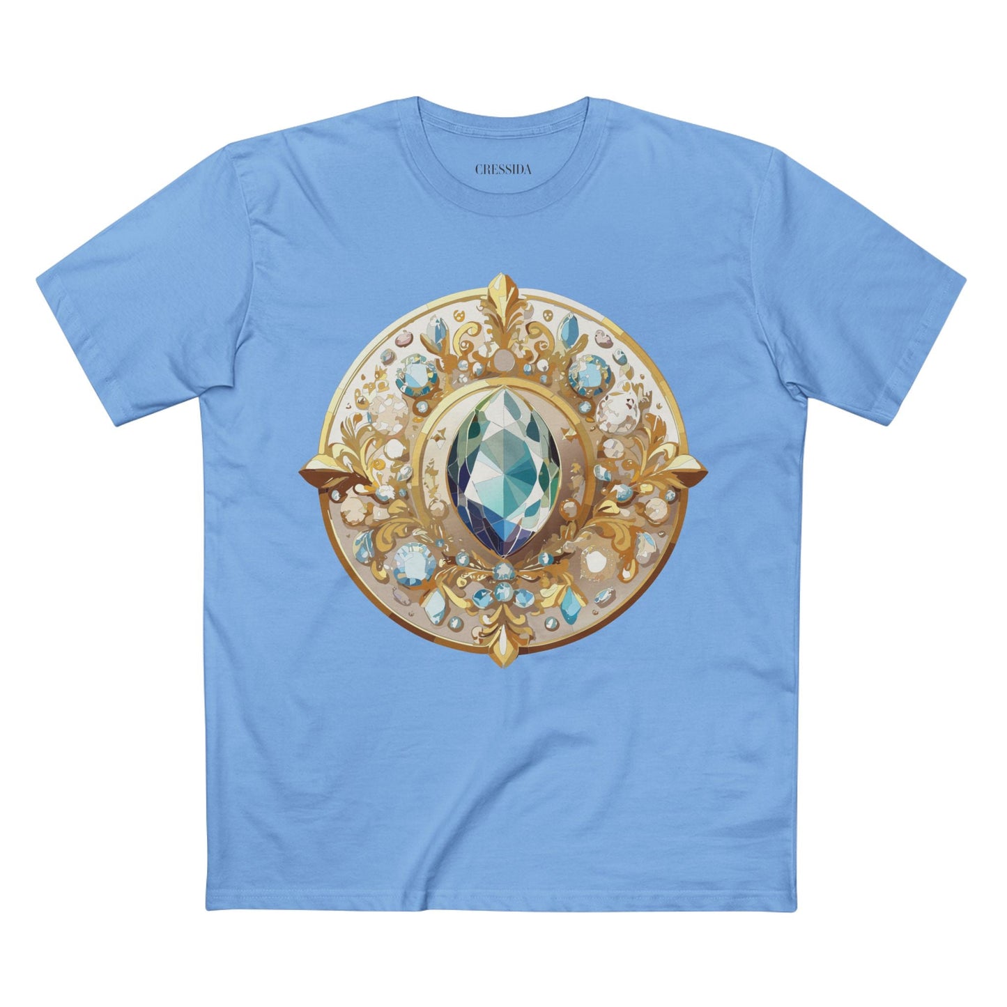 Medallion Graphic T-Shirt Unisex 100 Cotton With Gold Art Design Medal Tee 21