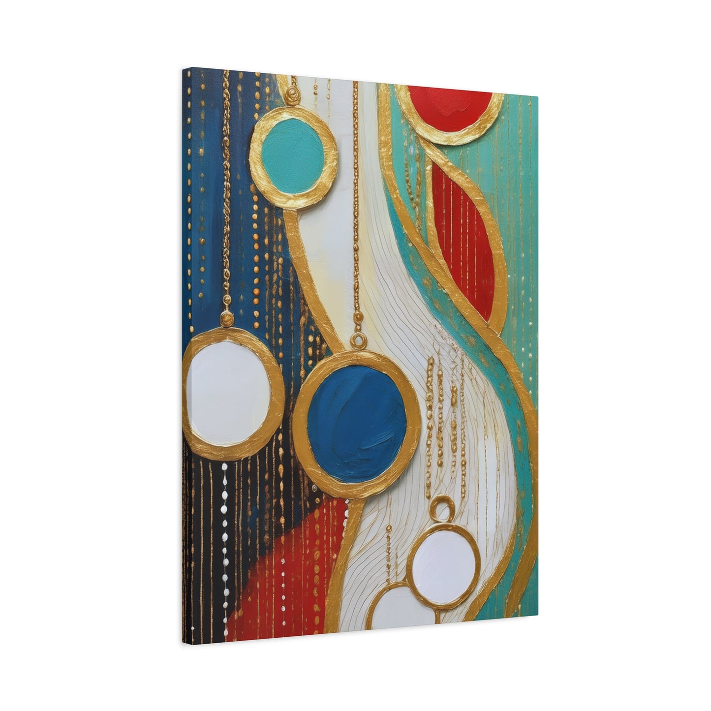 Abstract Oil Painting Print Canvas 20x24,20x30,24x30 24x32,24x36,30x40 32x48,36x48,40x60 Pine-Wood Inner Frame ABS-103
