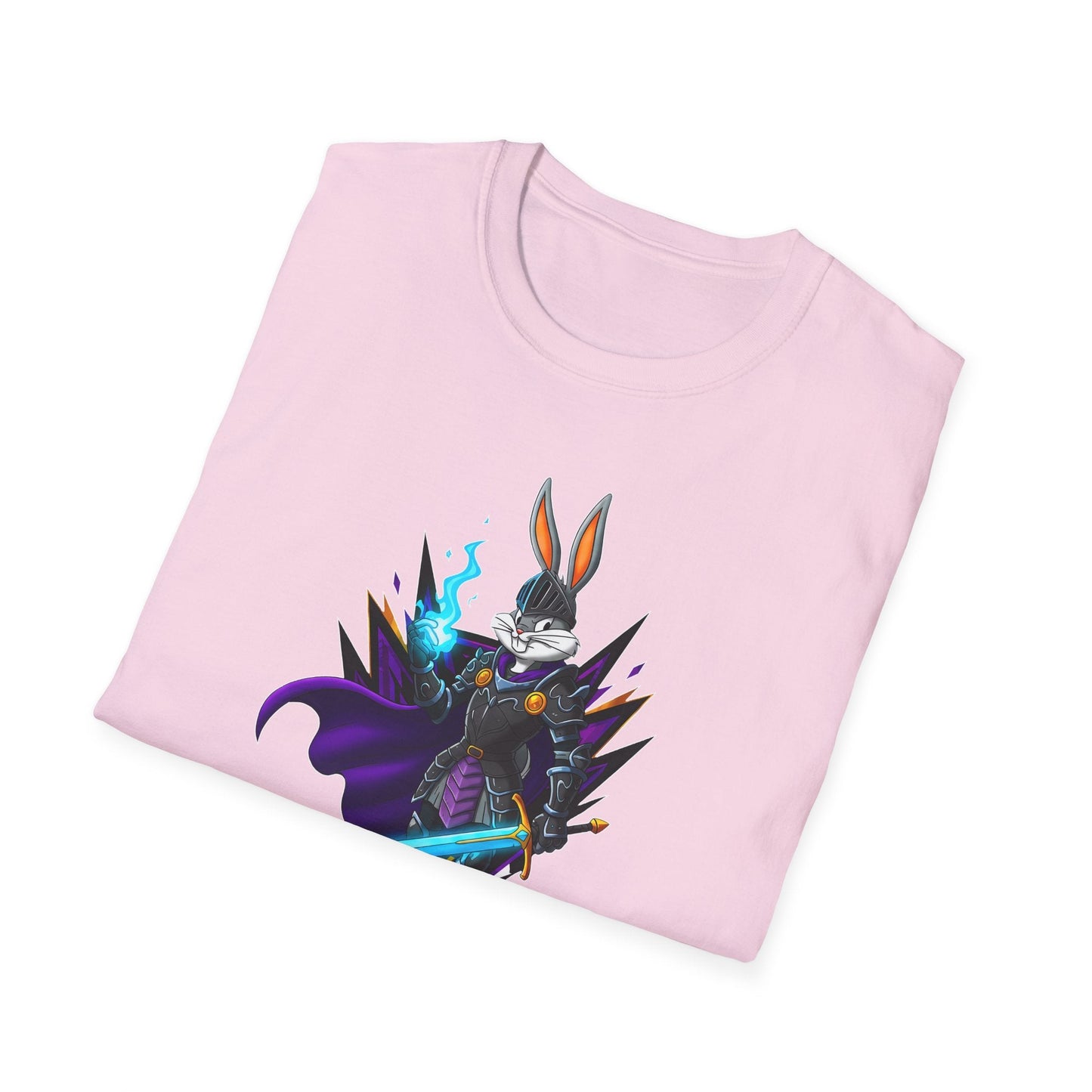 Bugs Bunny Shirt Unisex Gildan Softstyle Tee 100 Percent Cotton Cartoon Graphic Design