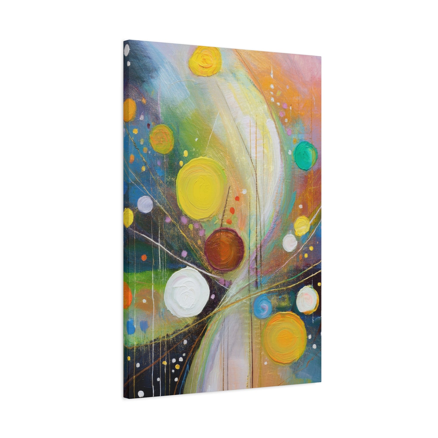 Abstract Oil Painting Print Canvas 20x24,20x30,24x30 24x32,24x36,30x40 32x48,36x48,40x60 Pine-Wood Inner Frame ABS-115