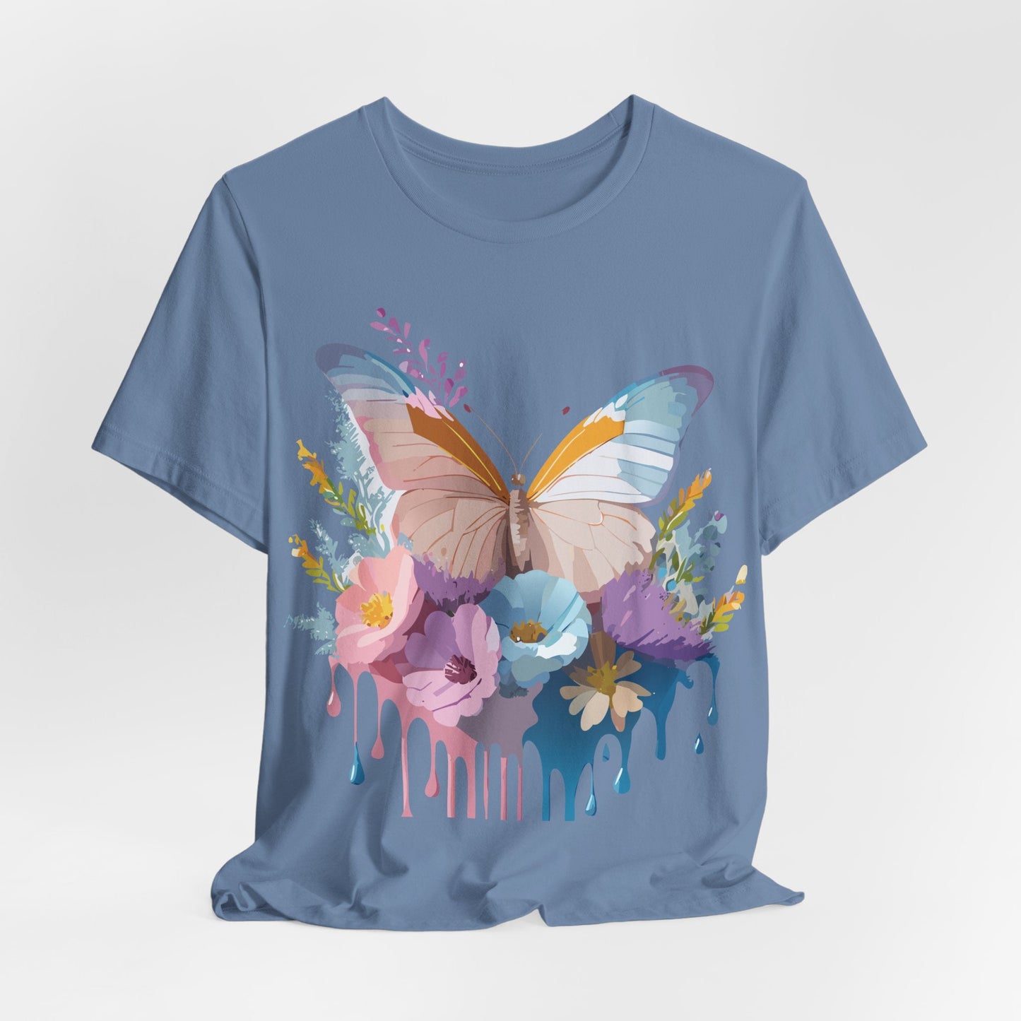 Butterfly Graphic T Shirt Unisex Adelpha Vintage Art Design Tee