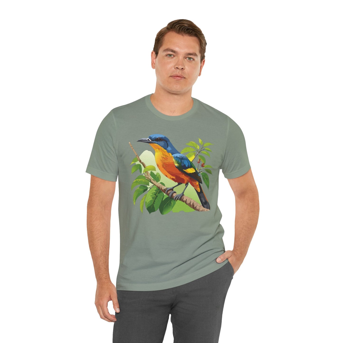 Unisex Animal Design Tee Shirt With Wildlife Graphics For Casual Everyday Wear And Comfort