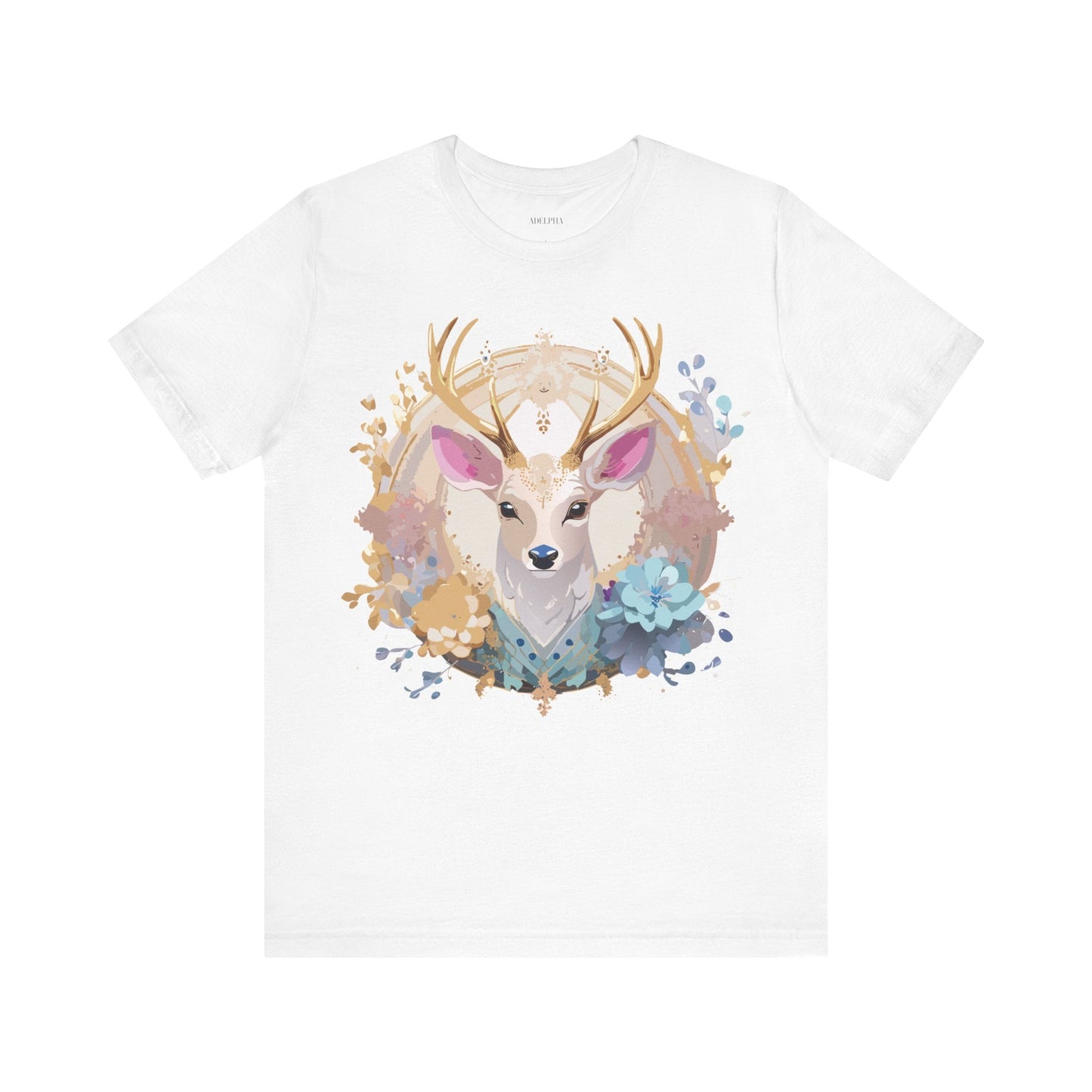 Medallion Graphic Unisex 100 Cotton Vintage Animal Medal Artwork Tee 68
