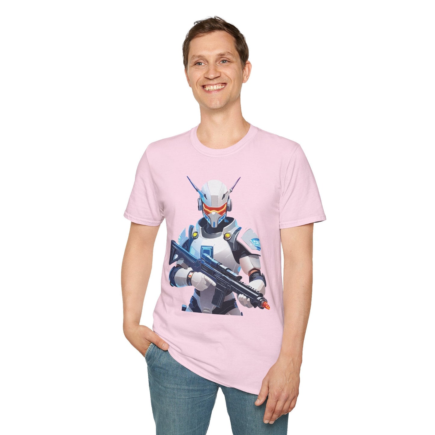 Robocop Shirt Unisex T Shirt With Robocop Artwork Gildan Softstyle 64000 Cotton Tee