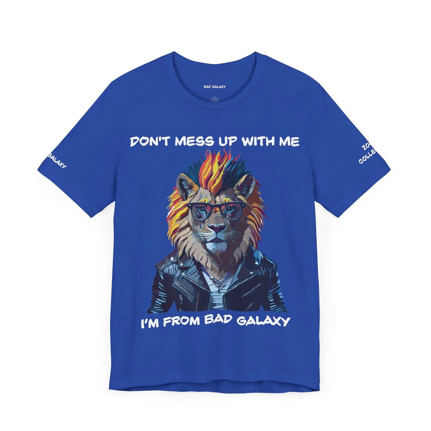 Animal T Shirt From Bad Galaxy Made To Order 100 Percent Cotton Tee Eco Friendly Non Toxic Inks USA