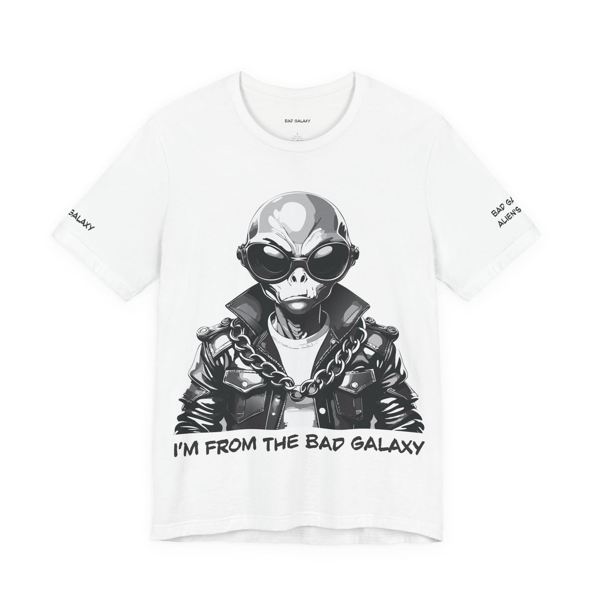 Alien Graphic Unisex Cotton Bella+Canvas Tee with Art Design b73