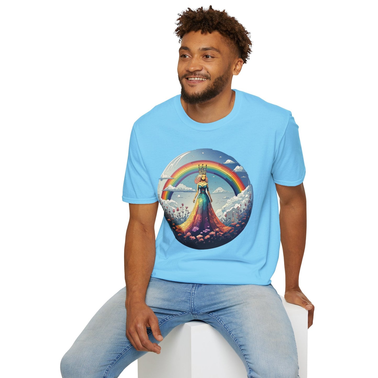 Womens Graphic T Shirt Art Design Tee Softstyle 64000 100 Percent Cotton Comfort