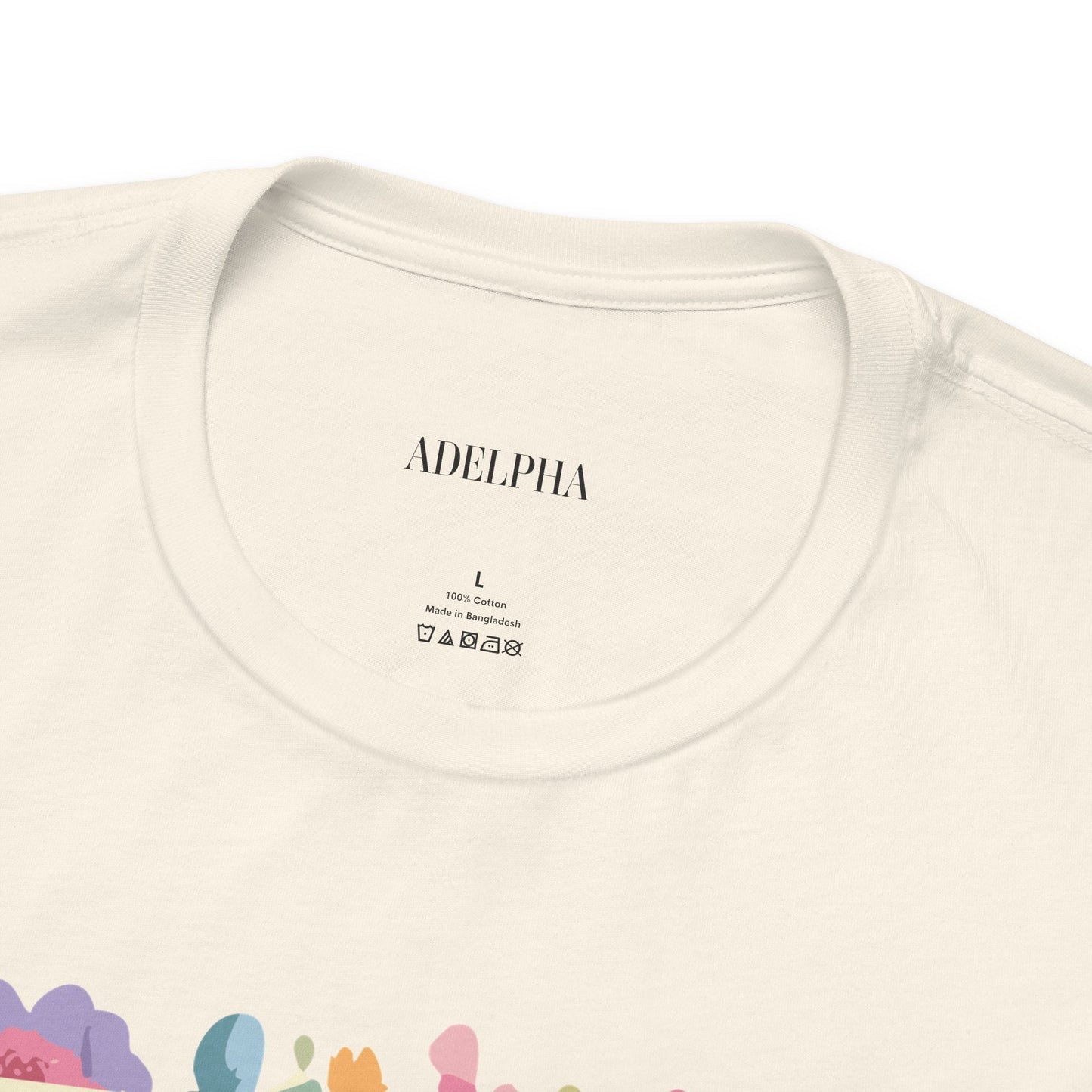 Adelpha Letter R Graphic Tee Unisex Short Sleeve Vintage Style Art Design Artwork Premium Fit