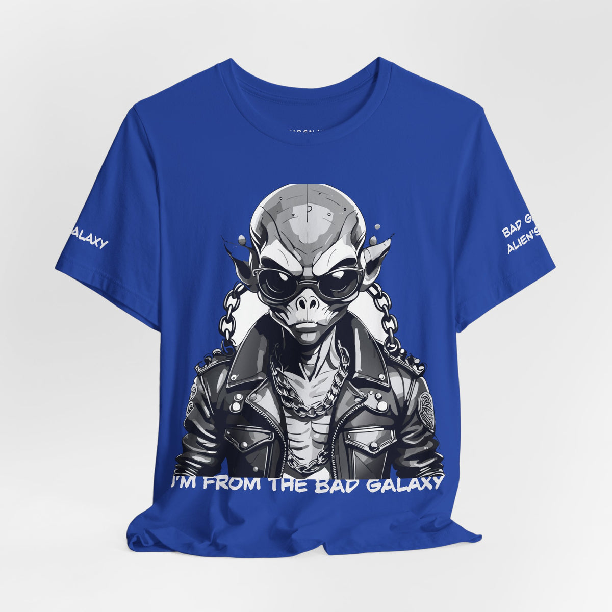 Alien Graphic Unisex Cotton Bella+Canvas Tee with Art Design b51