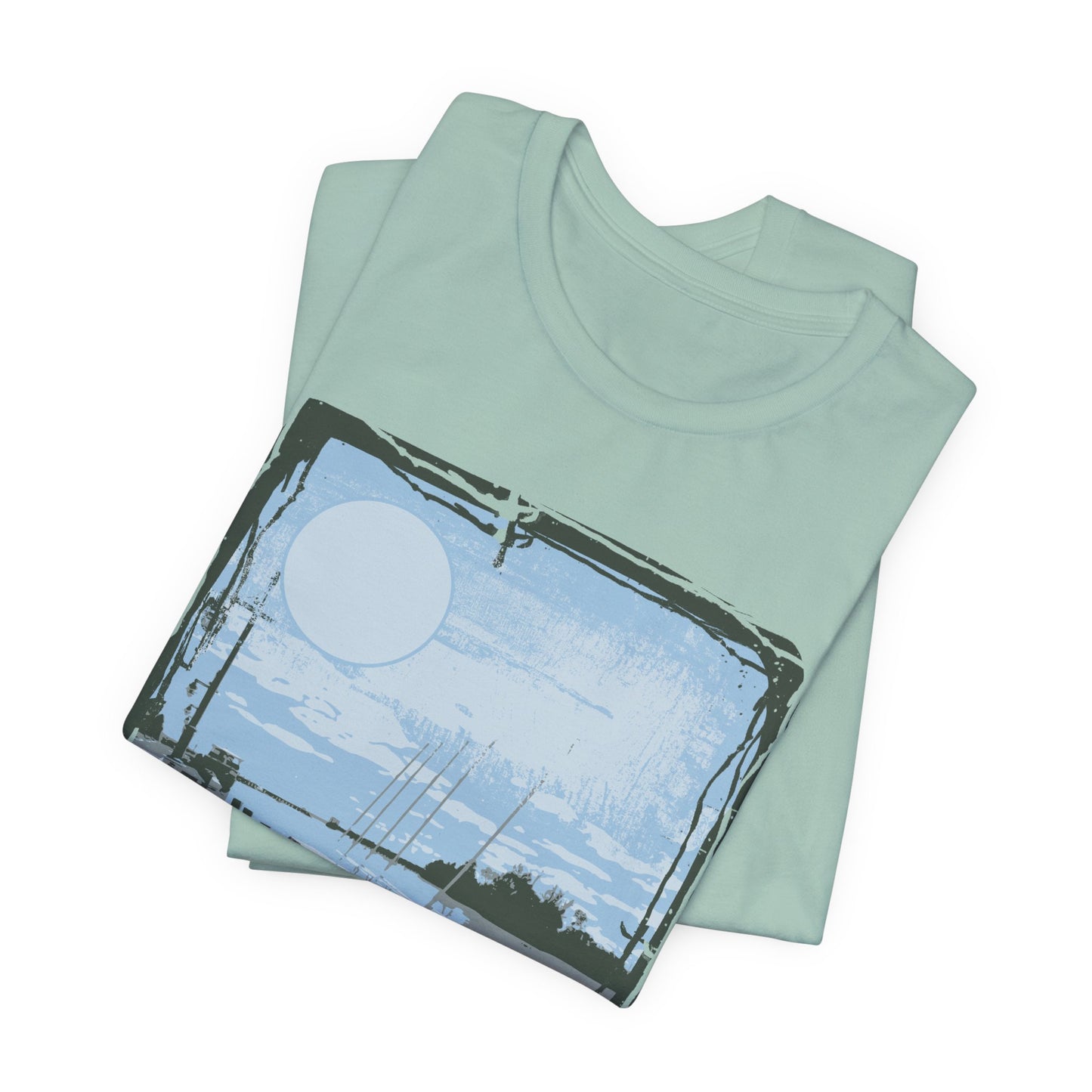 Yacht Club Retro Poster Graphic Design Tee, Yacht Club Shirt, Vintage Tees, Art Design T-Shirt, Graphic Tee, Retro Art Shirts