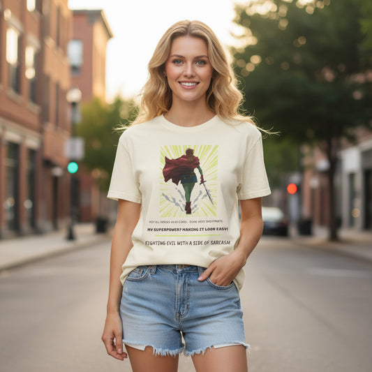 Funny Cartoon Quotes Slogan Graphic Tee Unisex 100 Cotton Comfort Colors T-Shirt 114