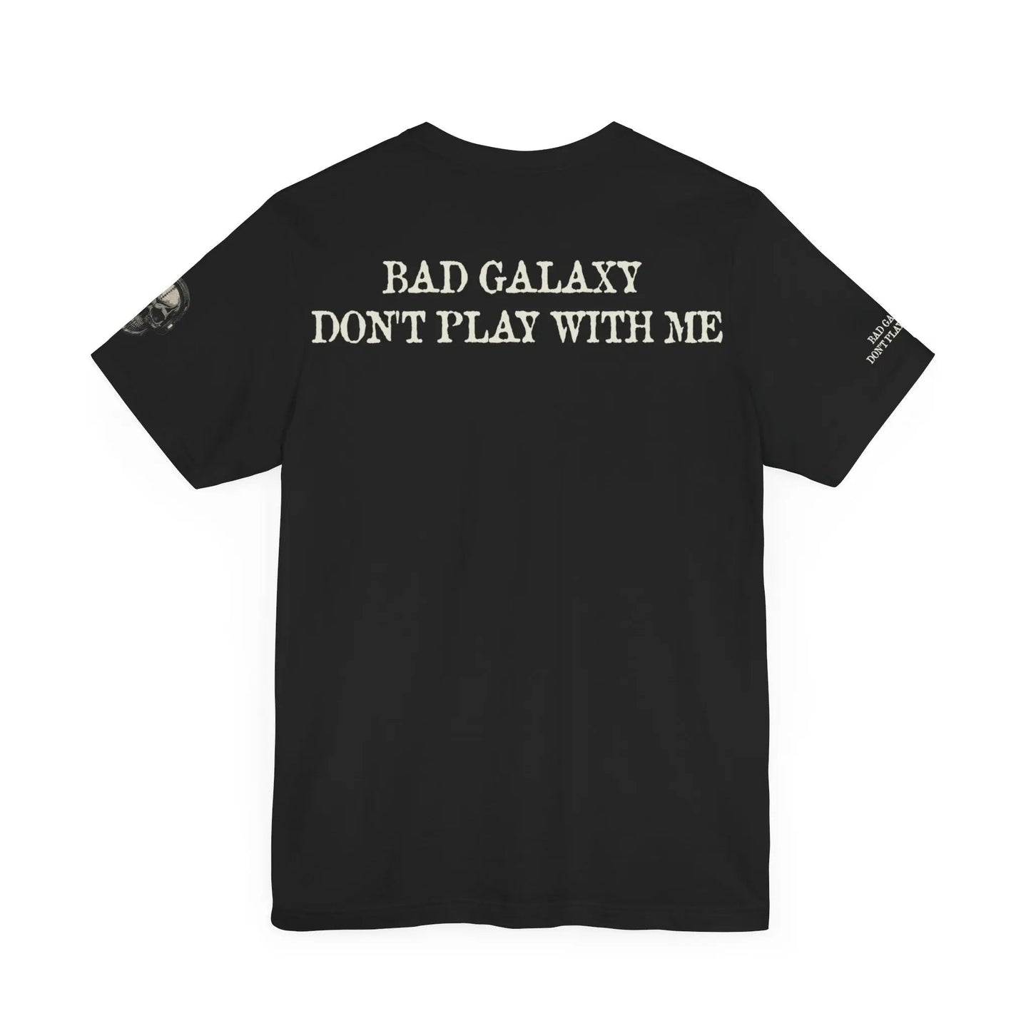 Skull T Shirt From Bad Galaxy 100 Percent Cotton Eco Friendly Made In USA With Durable Stitching