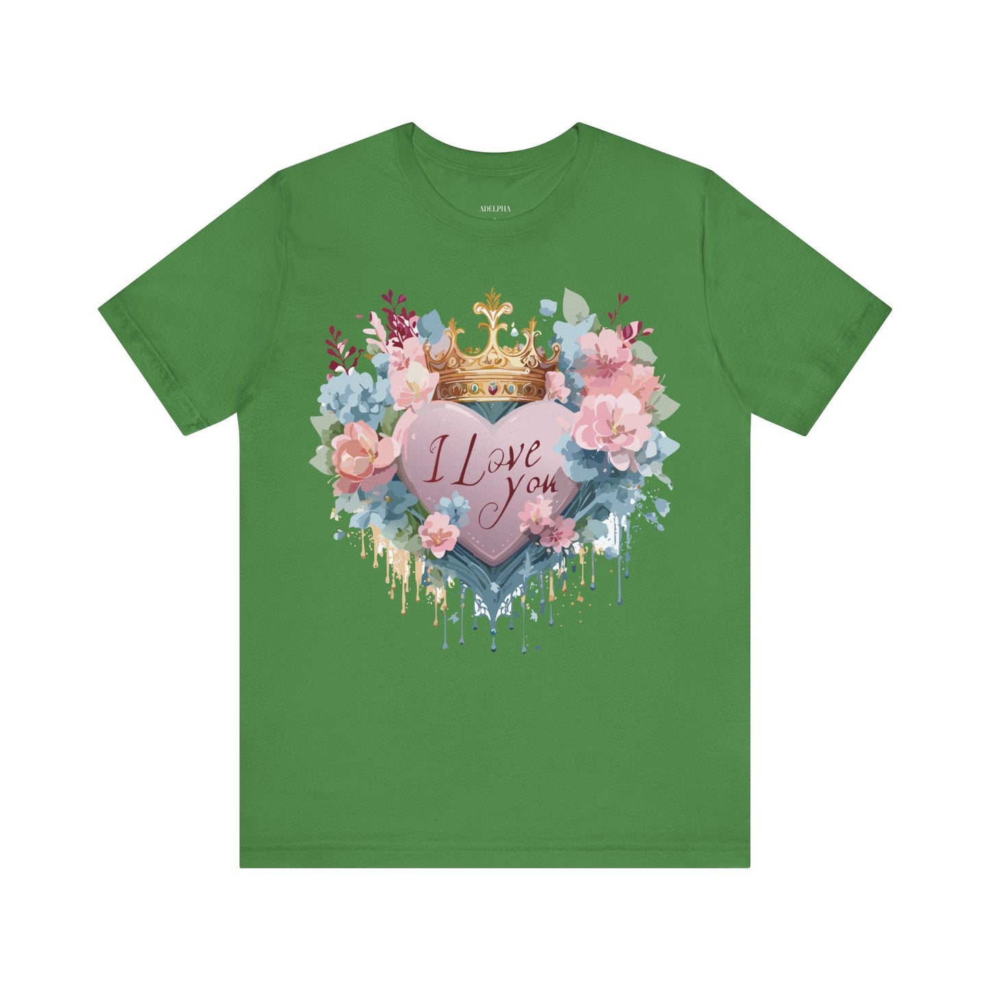 Valentine Graphic Tee Unisex Short Sleeve Jersey Shirt Adelpha Vintage Art Design