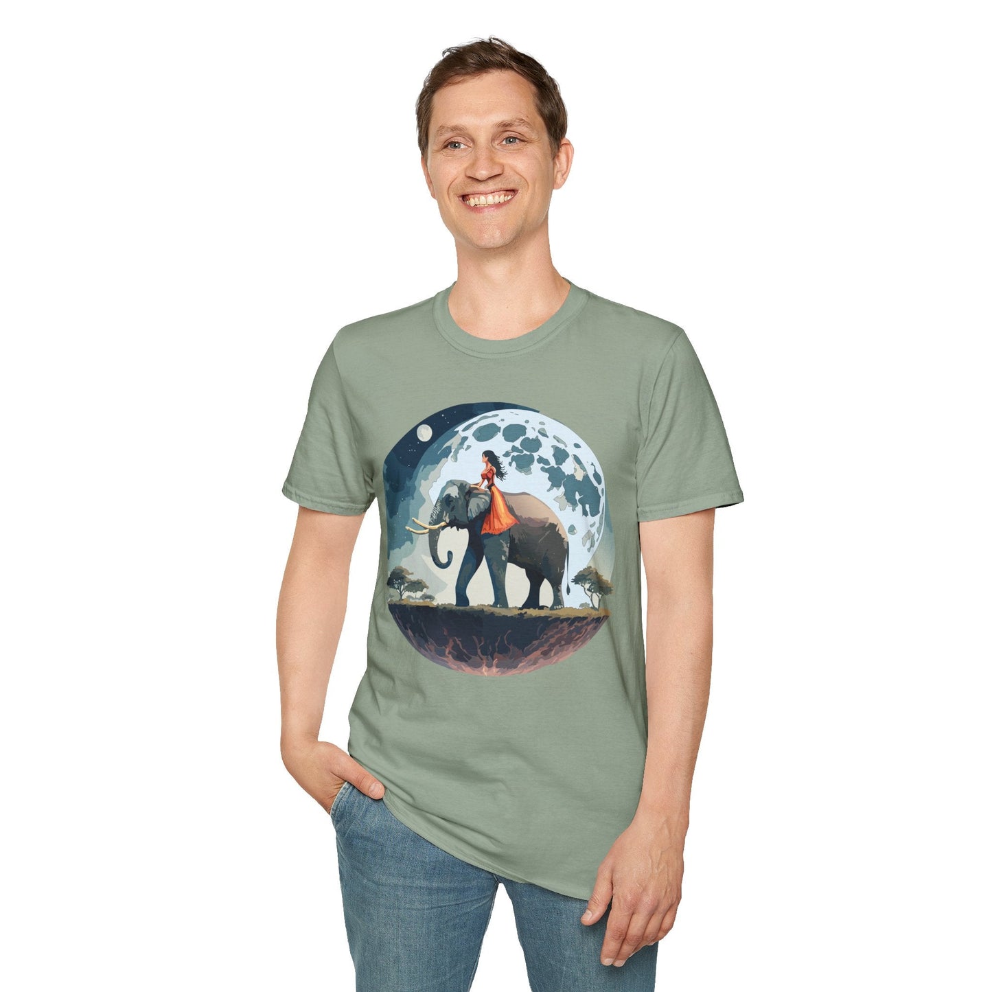 Womens Graphic T Shirt Art Design Tee SoftStyle Gildan 64000 100 Percent Ring Spun Cotton Comfort
