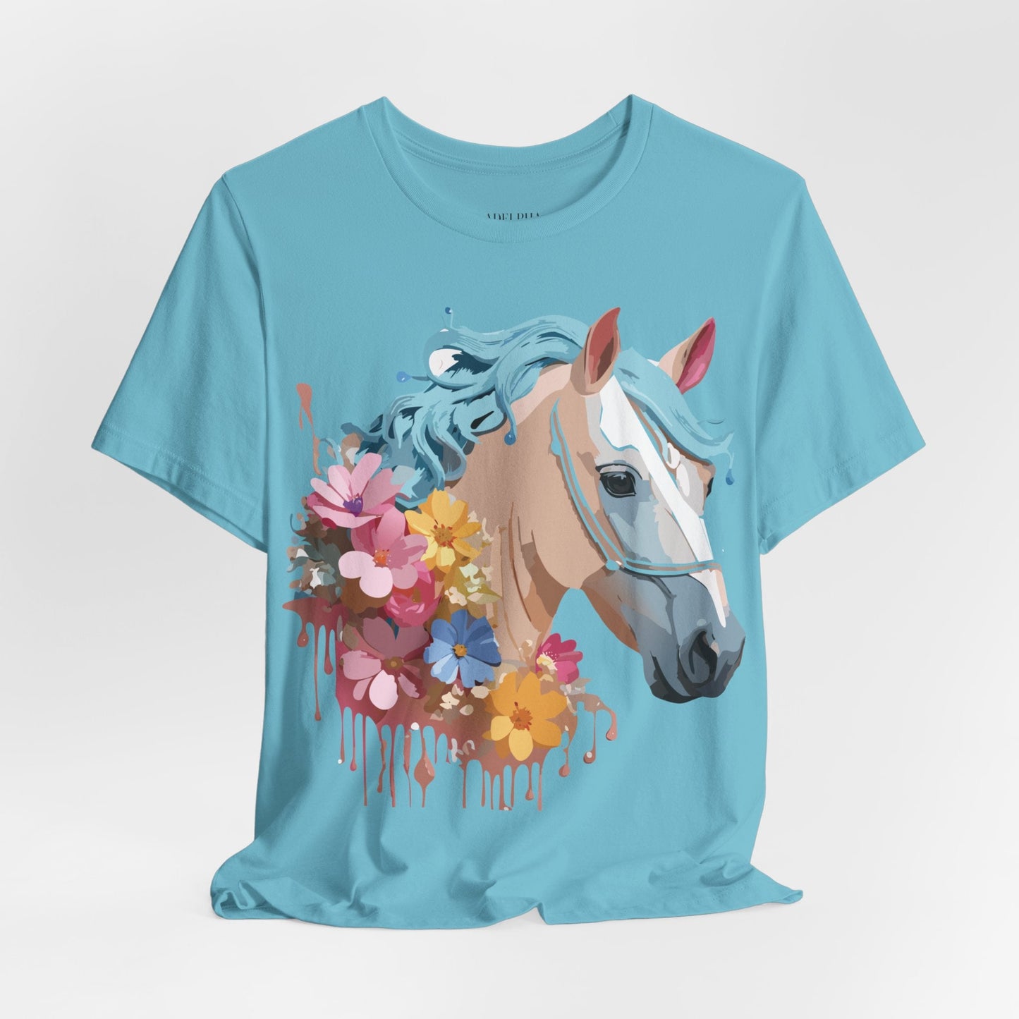 Horse Graphic Unisex 100 Cotton Vintage Animal Art T-Shirt 17