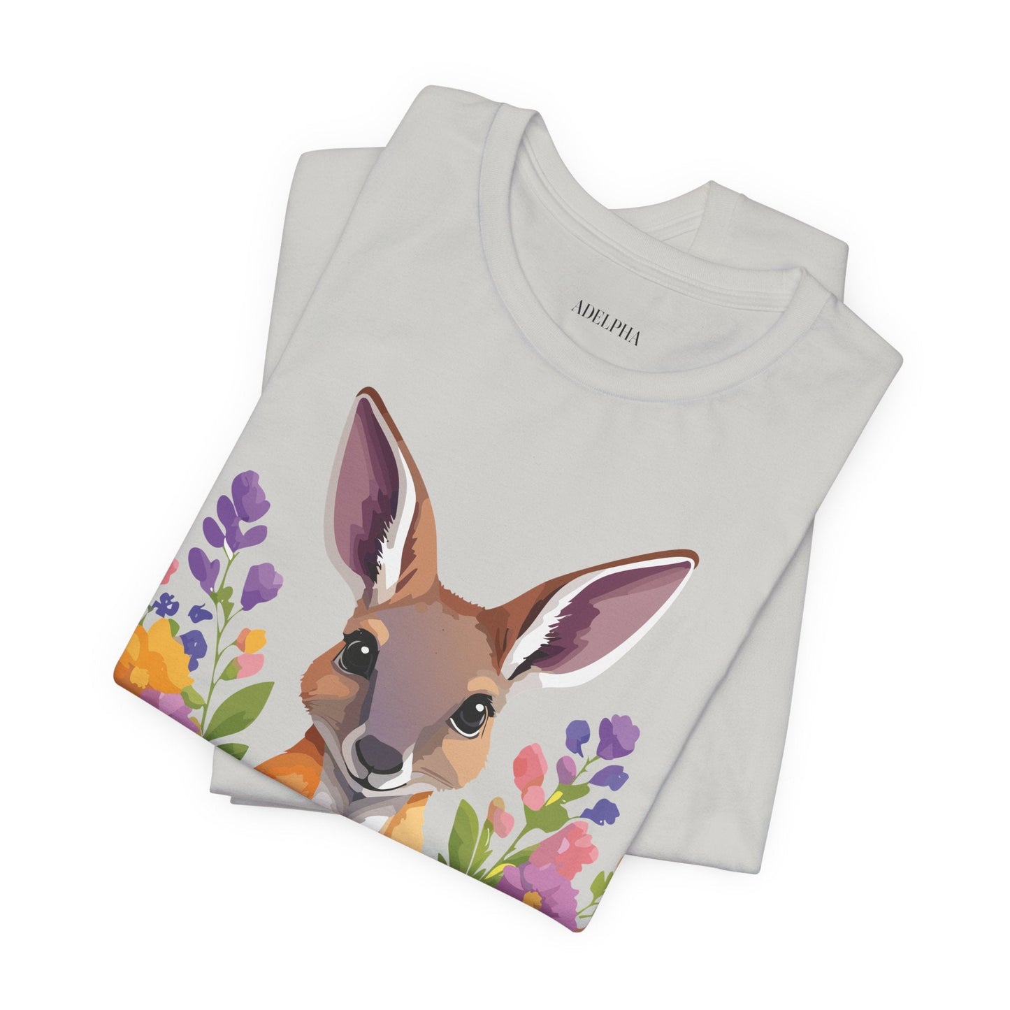 Kangaroo Graphic Unisex 100 Cotton Vintage Animal Artwork Tee 2
