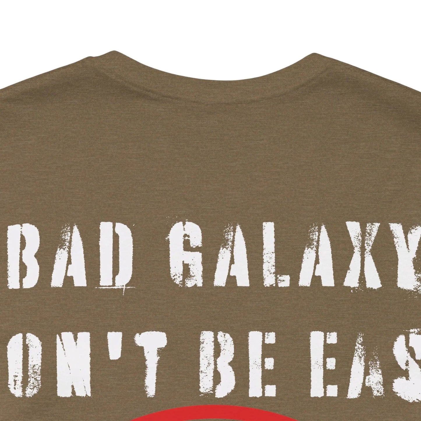 Bad Galaxy Funny Dog Tee Shirt 100 Percent Cotton Made In USA With Eco Friendly Inks