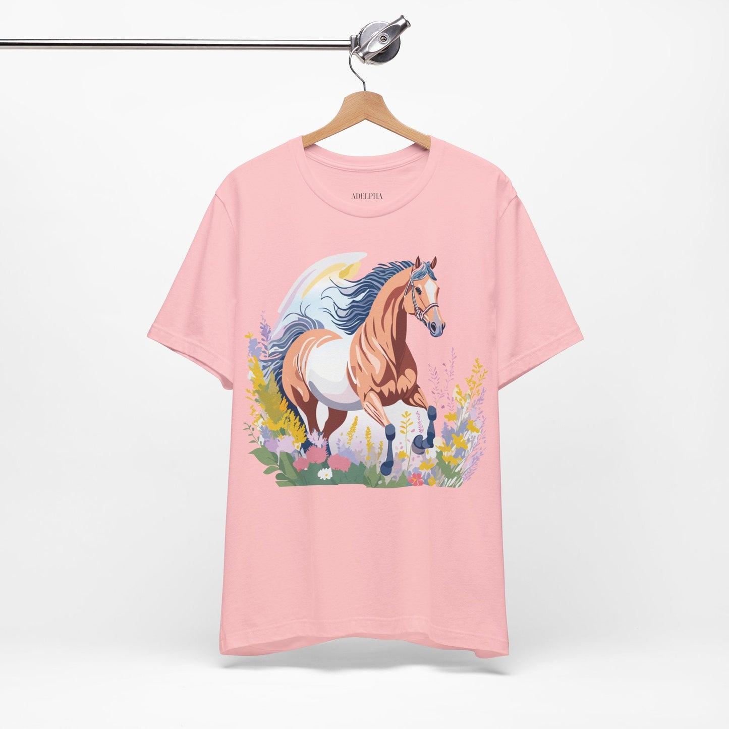 Horse Graphic Unisex 100 Cotton Vintage Animal Art T-Shirt 5