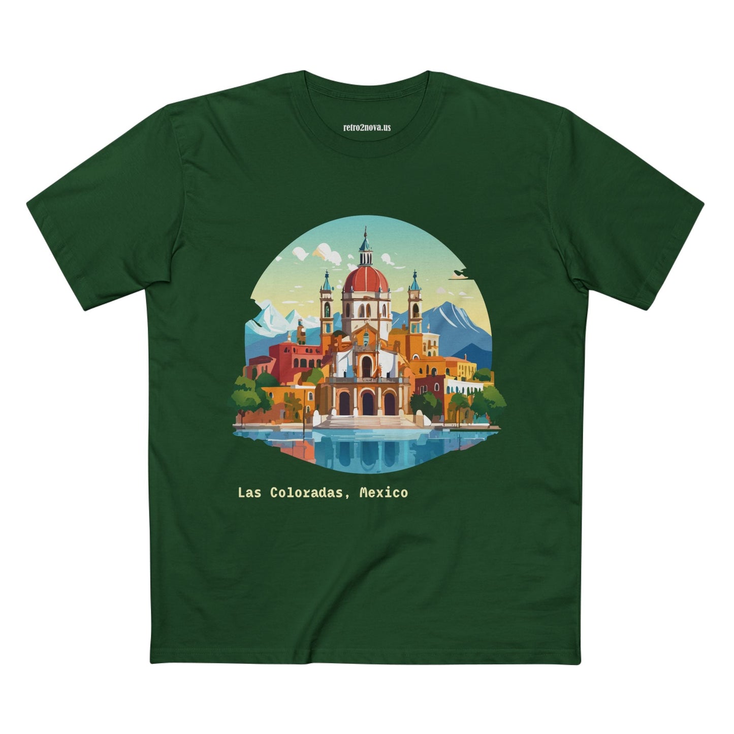 Mexico Travel Shirt Unisex Premium Cotton Tee With Original Art Design Retro2Nova