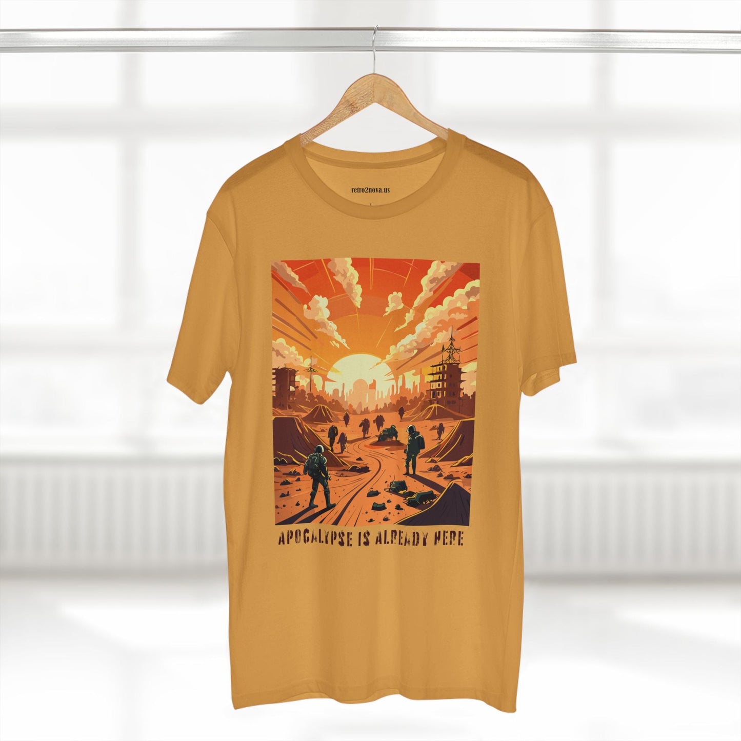 Cataclysm Doomsday Shirt Unisex Premium Cotton Tee With Original Art Retro2Nova Design