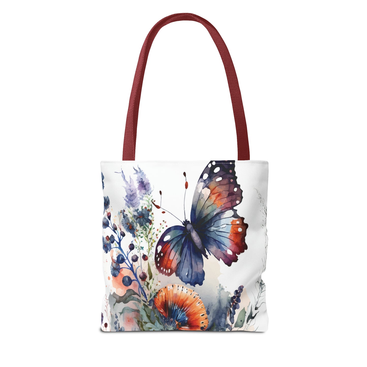 Canvas Bag with Butterfly Prints