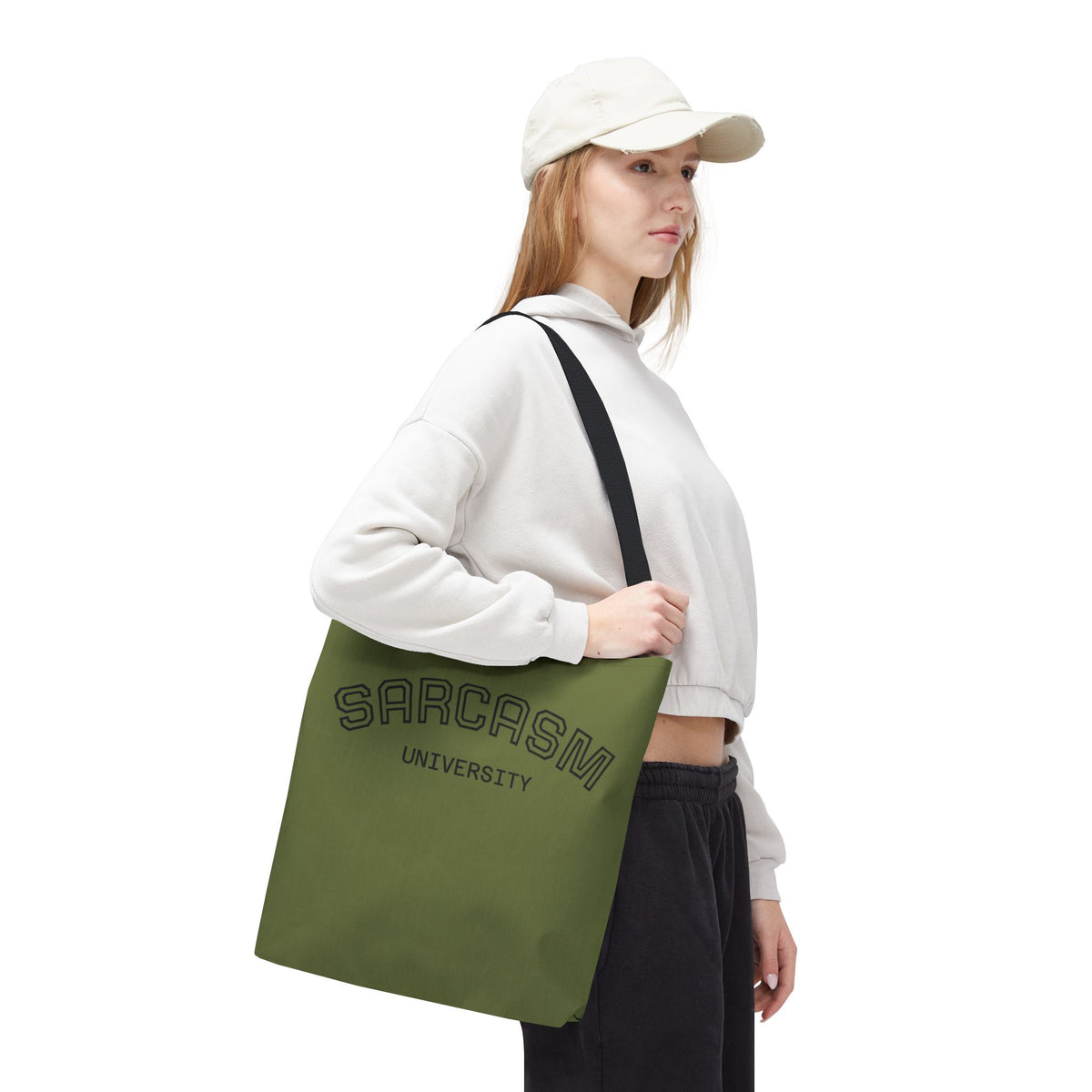 University GREEN COLOR CANVAS BAG  100% SPUN POLY 3 SIZES BAG-C1
