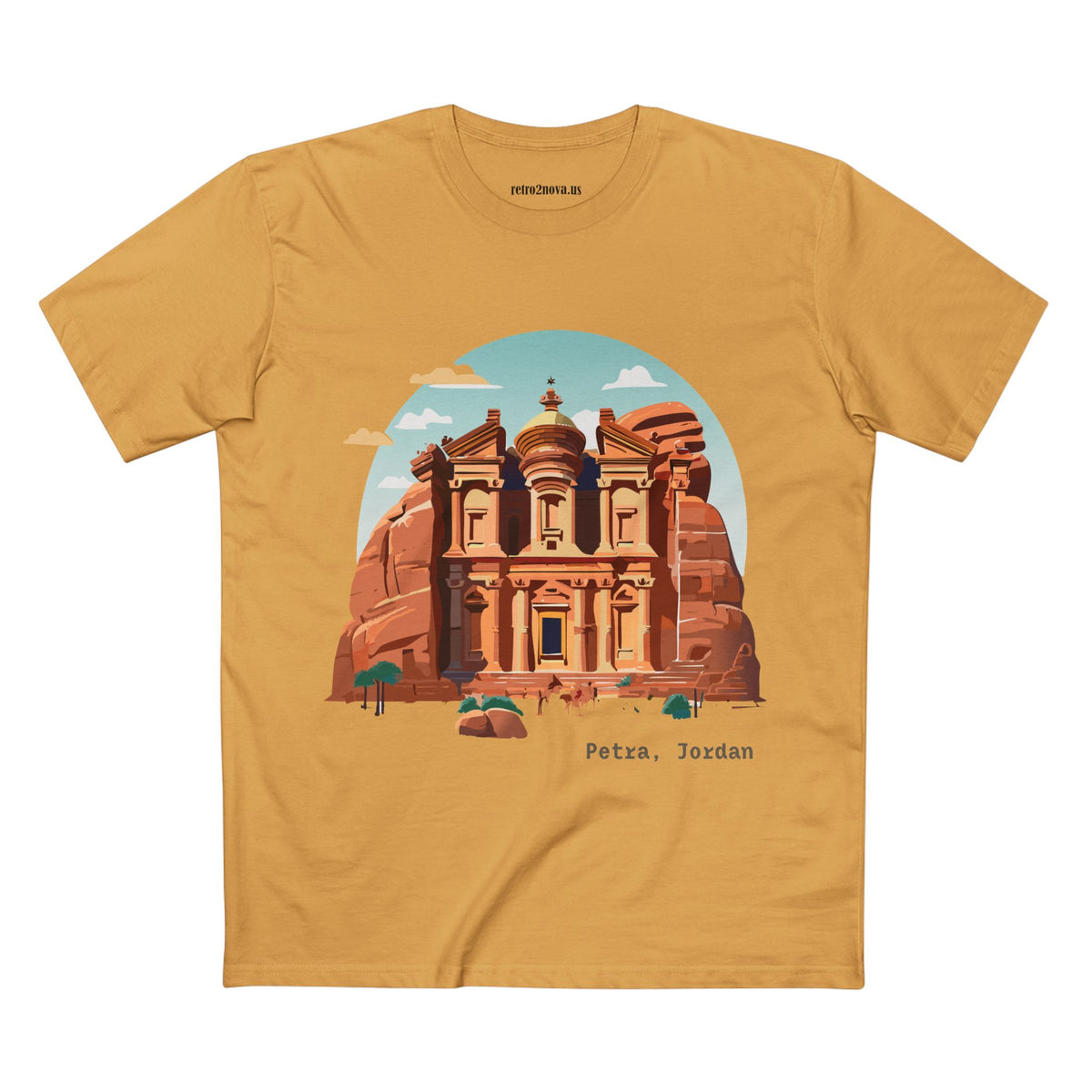 Petra Jordan illustration T-Shirt | Travel souvenir tee