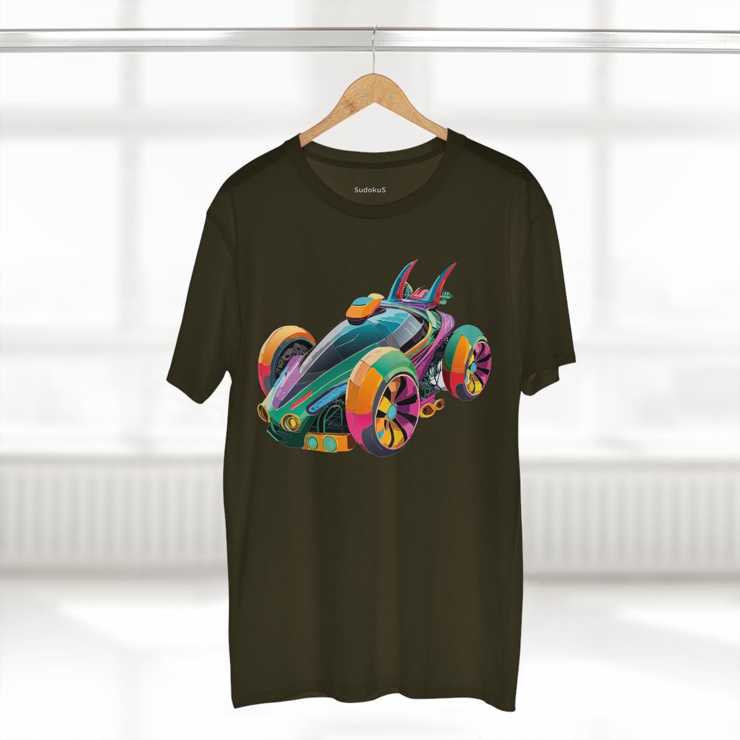 Car Graphic Unisex 100 Cotton Staple Tee 22