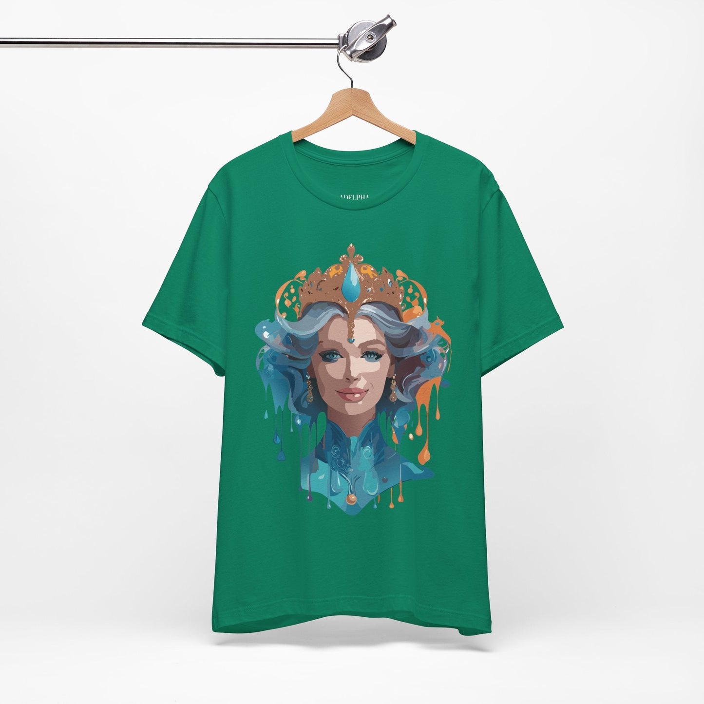 Queen Graphic Tee Unisex Adelpha Vintage Artwork Short Sleeve Premium Casual Wear