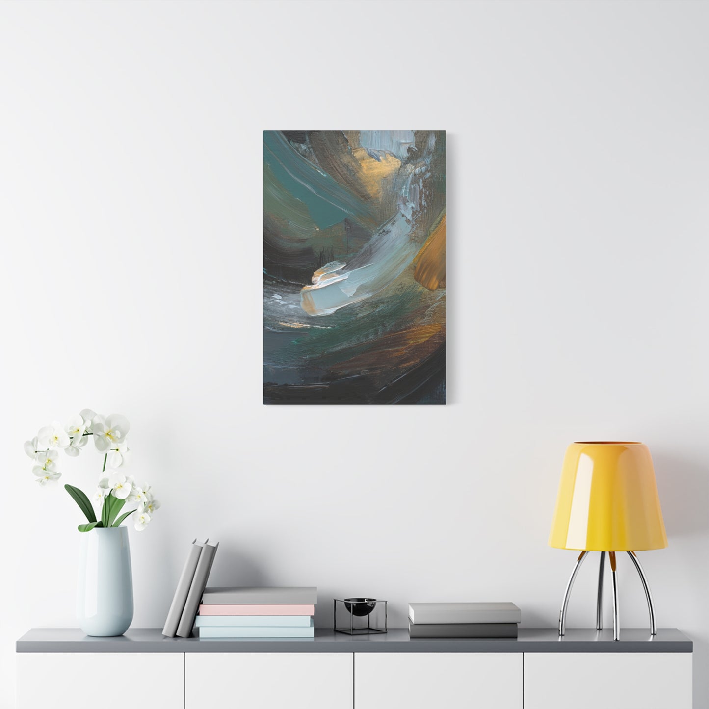 Abstract Oil Painting Print Canvas 20x24,20x30,24x30 24x32,24x36,30x40 32x48,36x48,40x60 Pine-Wood Inner Frame ABS-79