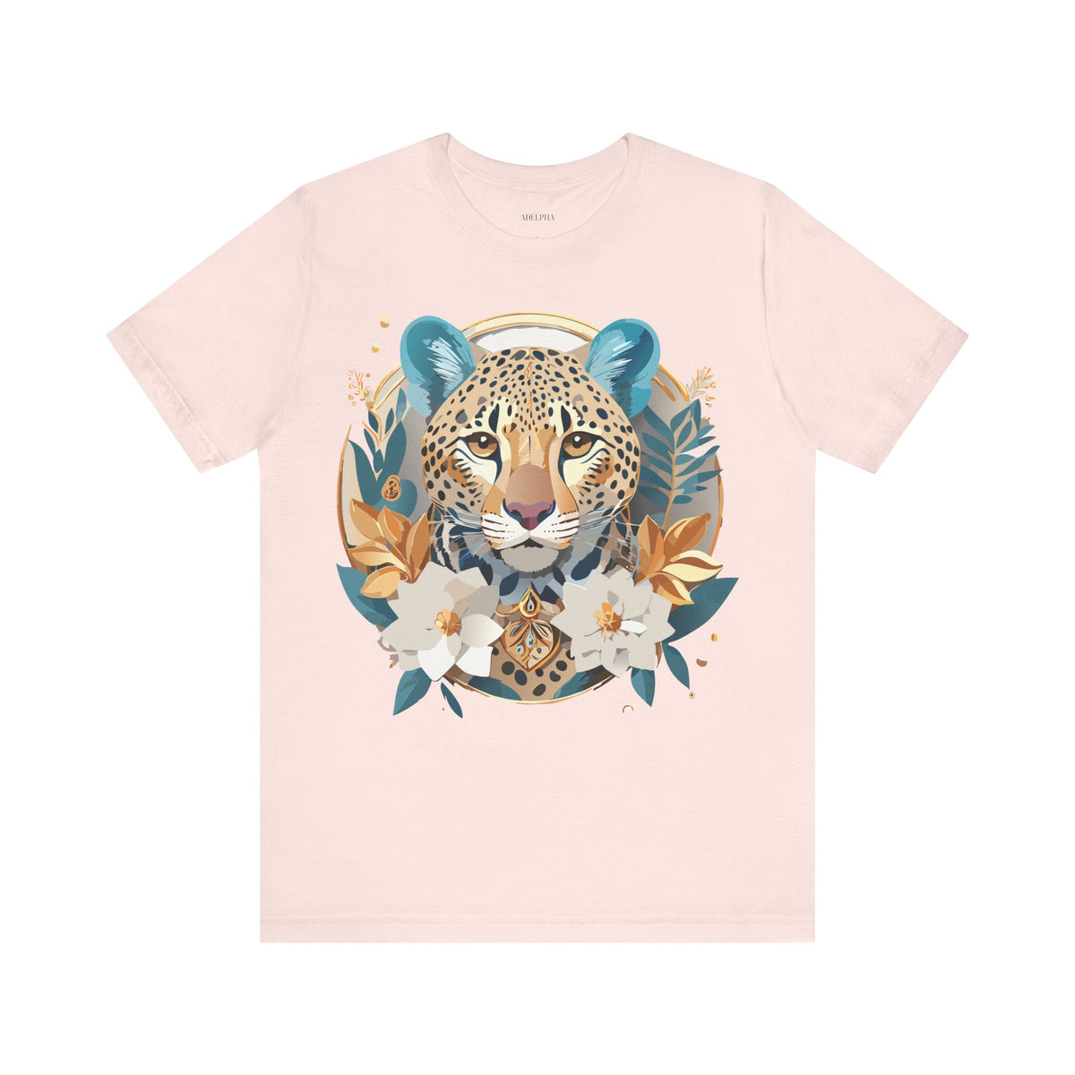 Medallion Graphic Unisex Cotton Bella+Canvas Tee with Art Design d41
