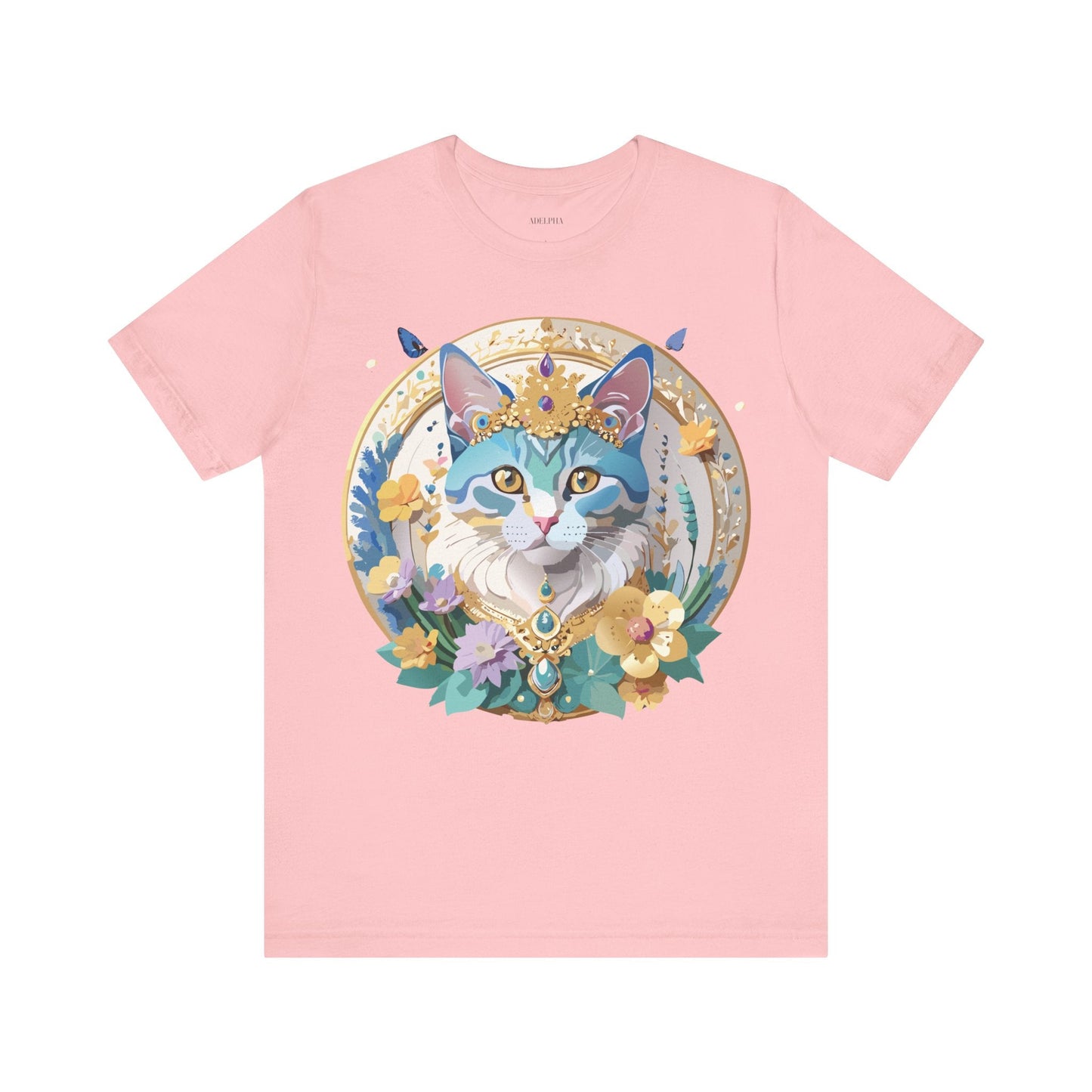 Unisex Graphic Tee With Adelpha Artwork Vintage Inspired Short Sleeve Jersey Shirt
