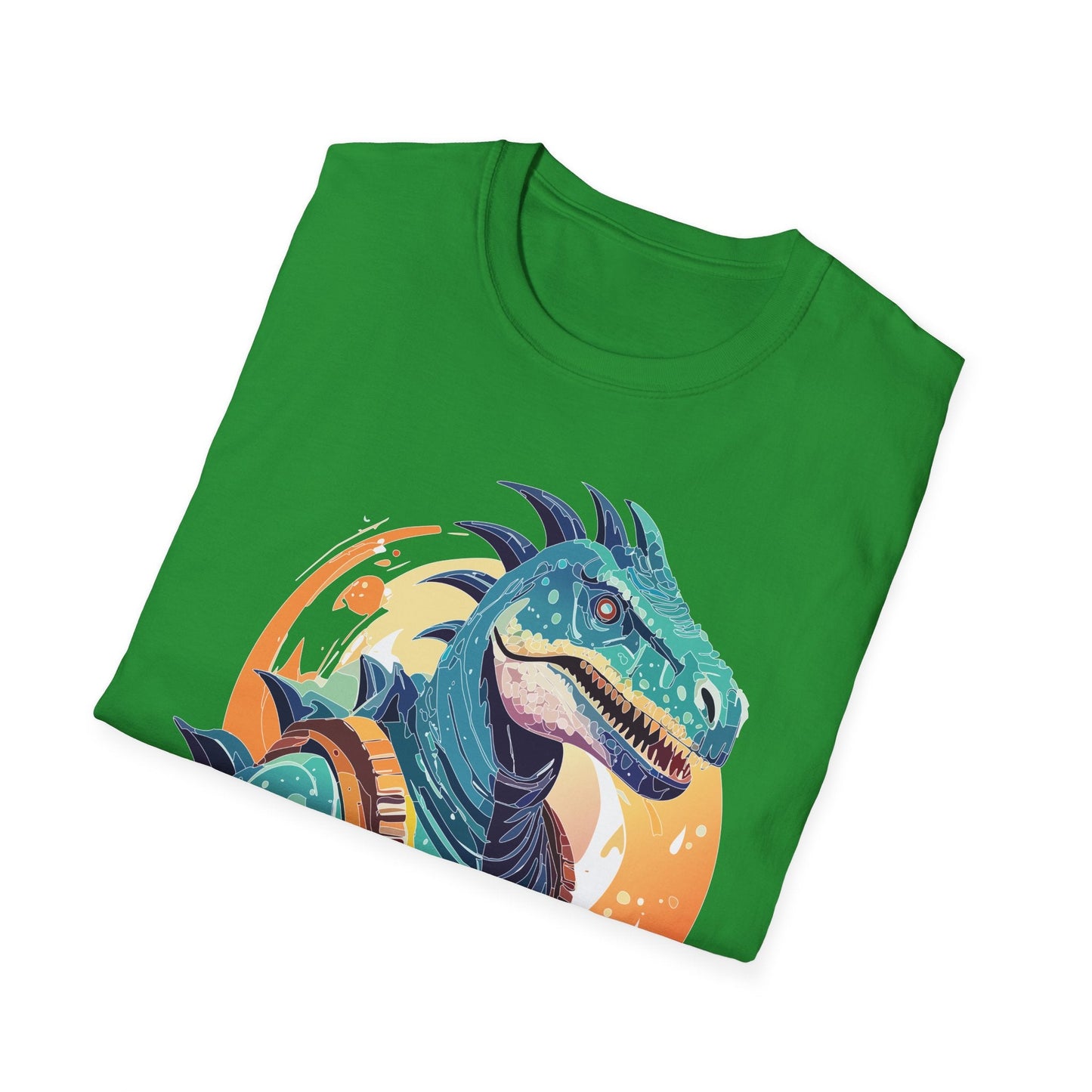 Alien Graphic Unisex Cotton Softstyle UFO Artwork Tee 17