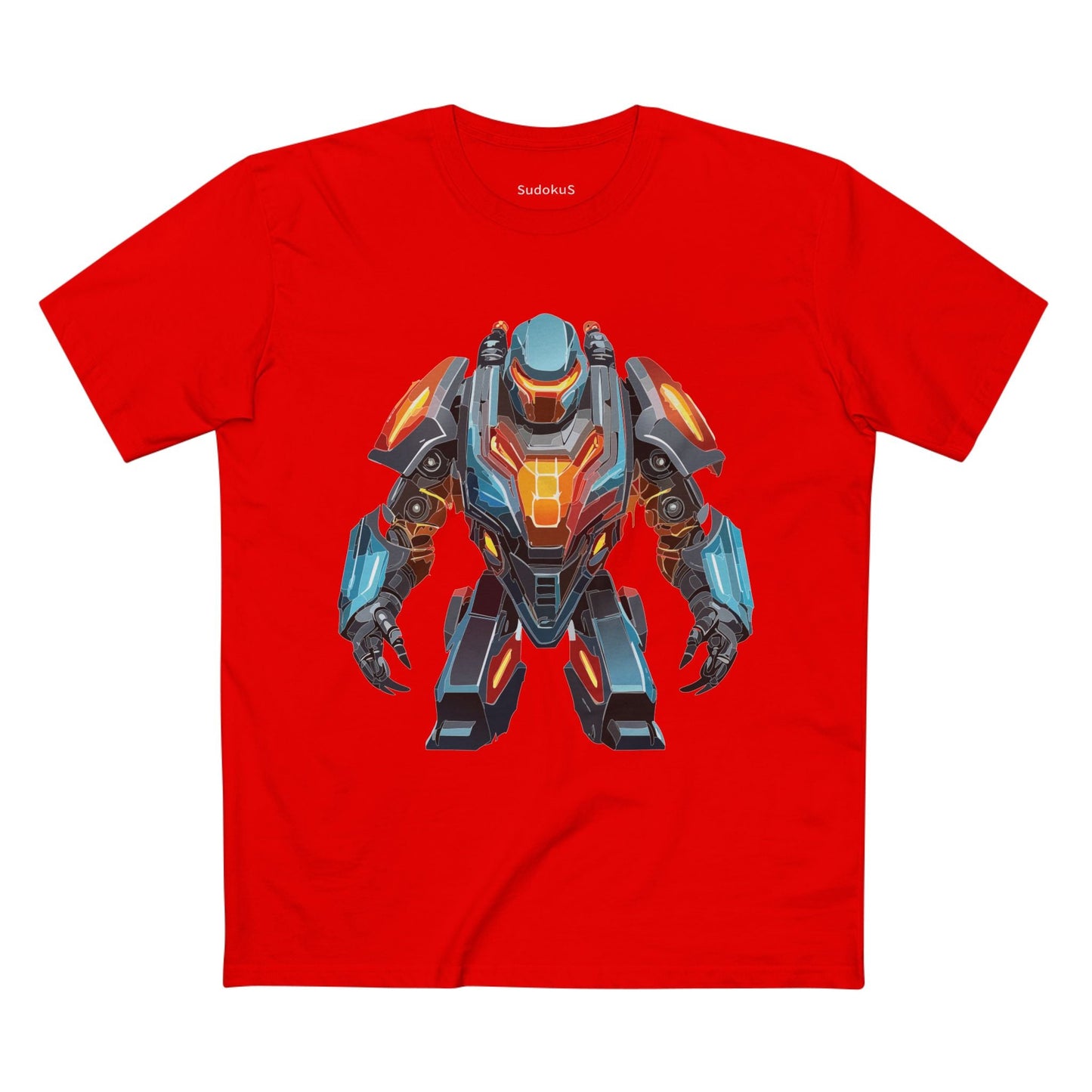 Cyborg Robot Graphic Unisex 100 Cotton Staple Tee 19