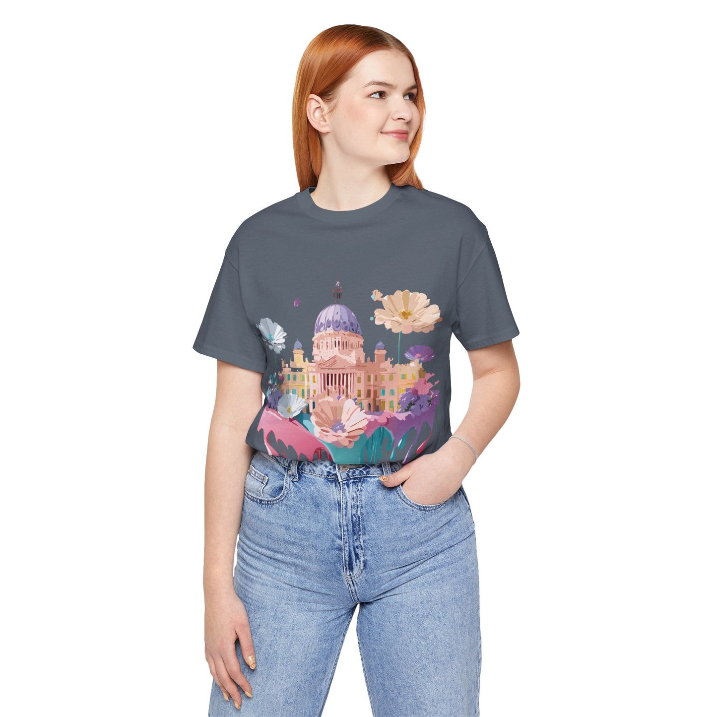 Madrid Tourist Shirt Graphic Tee Unisex Vintage Inspired Art Design Adelpha Brand