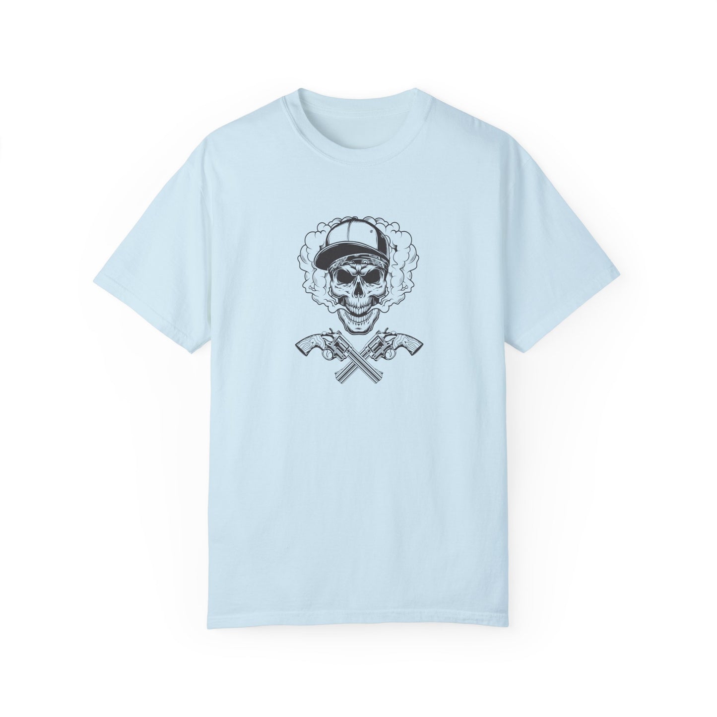 Unisex Cotton Tee Shirt with Skull