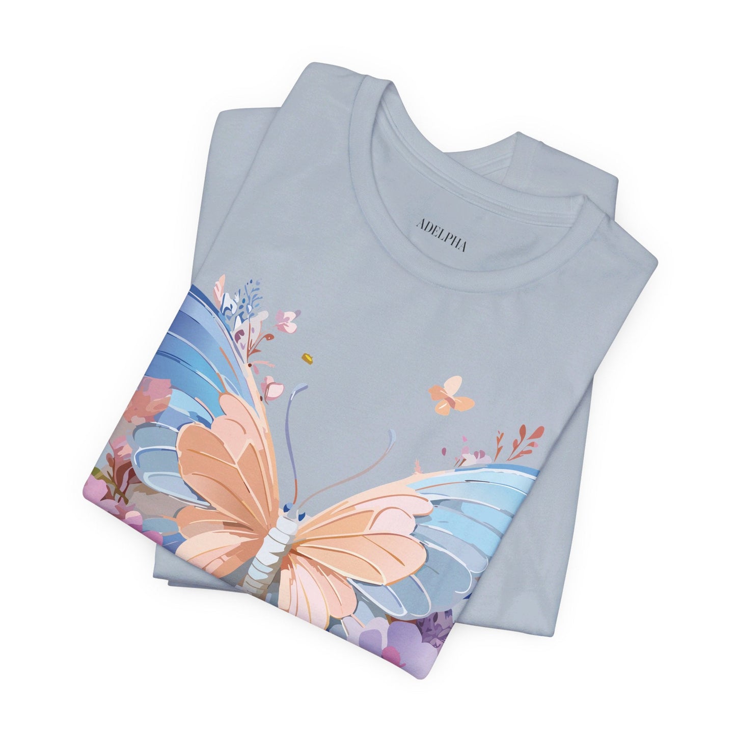 Butterfly Graphic Tee Unisex Jersey Short Sleeve Art Design Adelpha