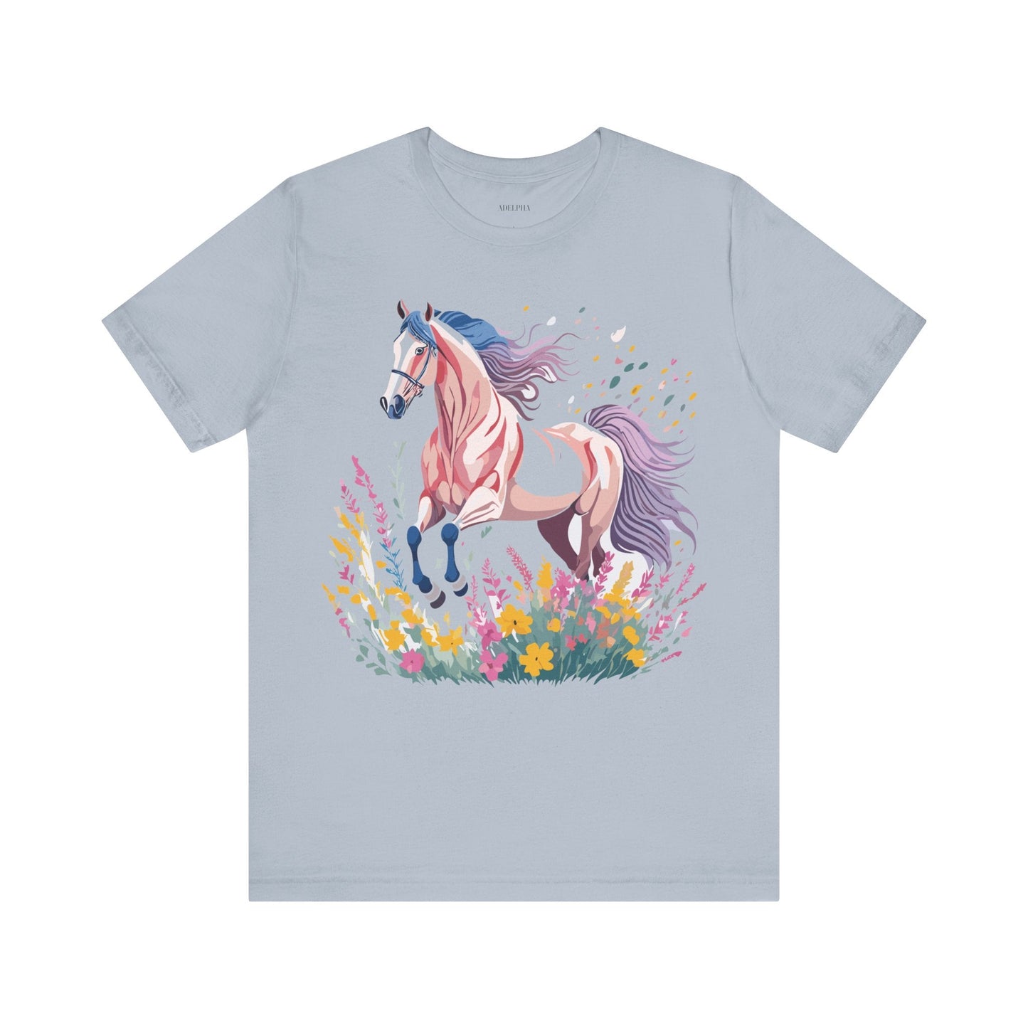 Horse Graphic Unisex 100 Cotton Vintage Animal Art T-Shirt 7