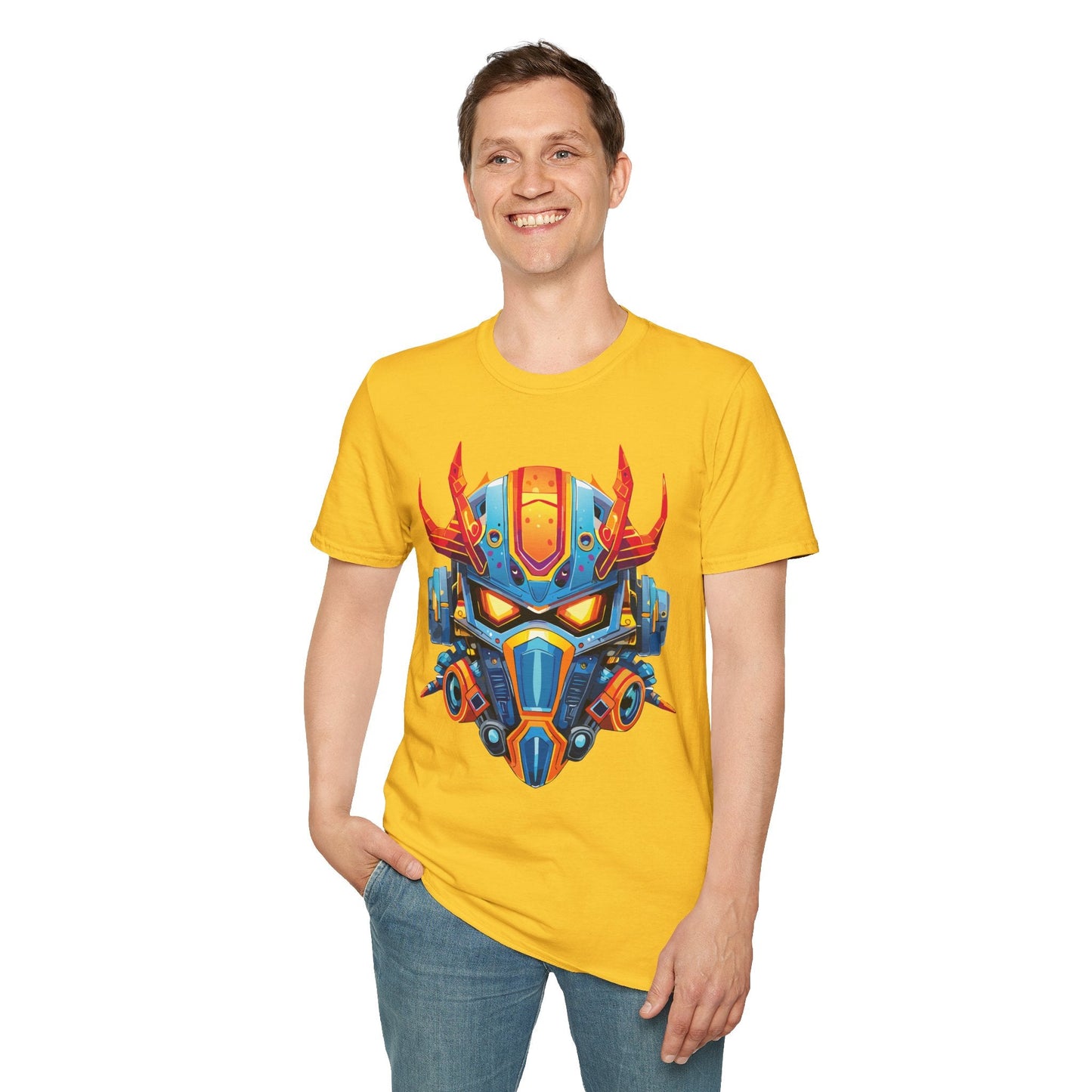 Cyborg Tee Unisex Robot And Terminator Shirt Gildan Softstyle 64000 Ring Spun Cotton