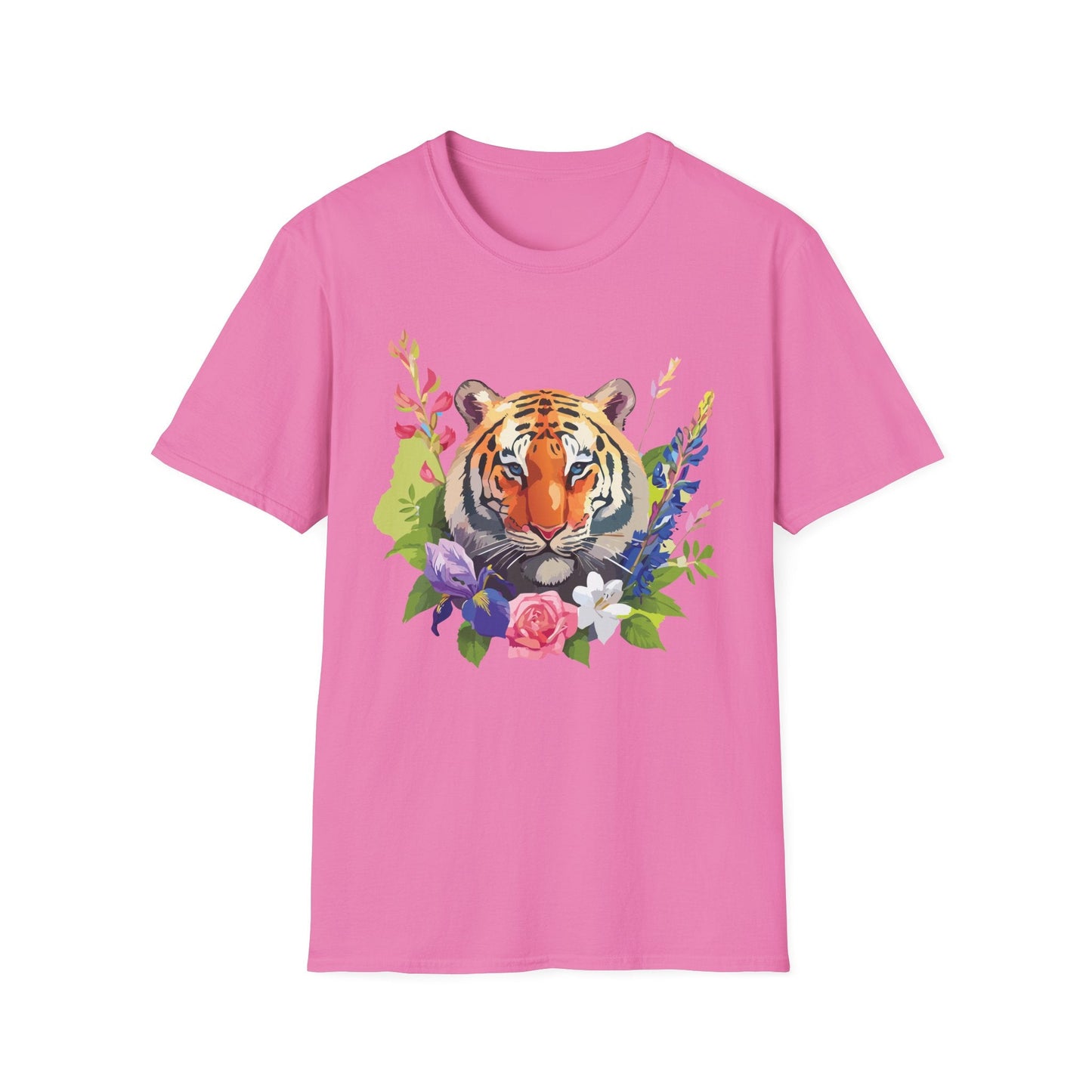 Tiger Shirt Unisex Gildan Softstyle Tee 100 Percent Ring Spun Cotton