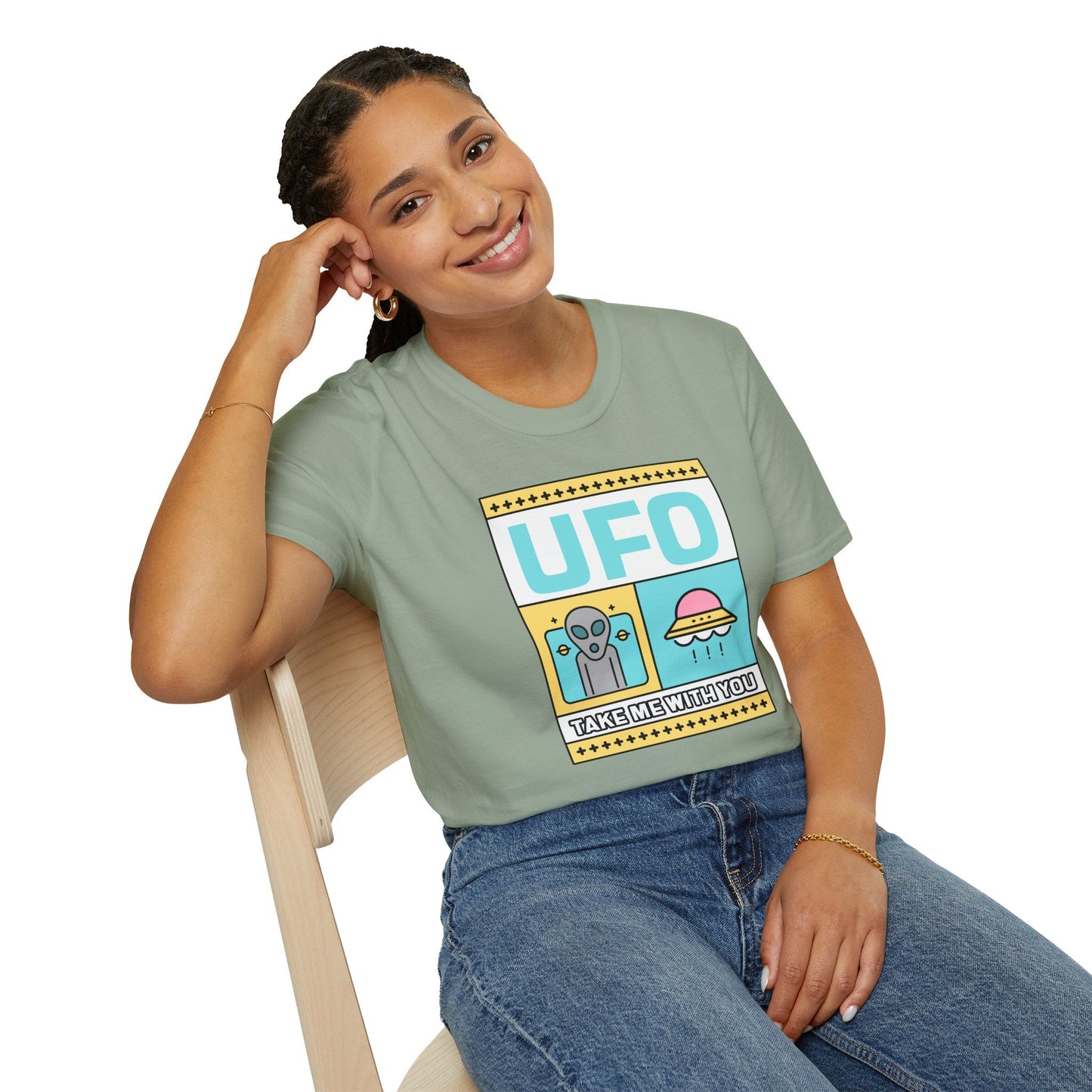 UFO Take Me With You Graphic TShirt