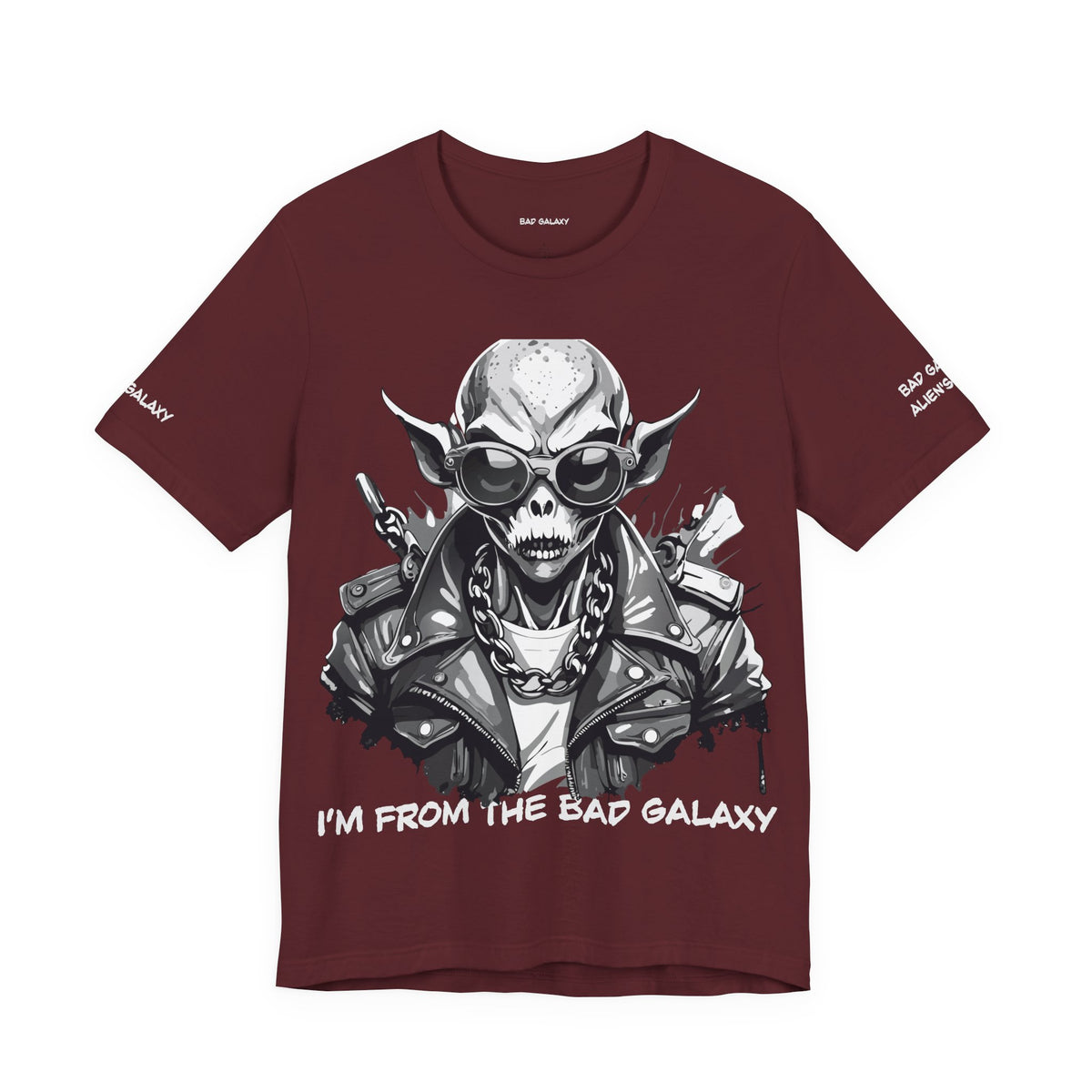 Alien Graphic Unisex Cotton Bella+Canvas Tee with Art Design b78