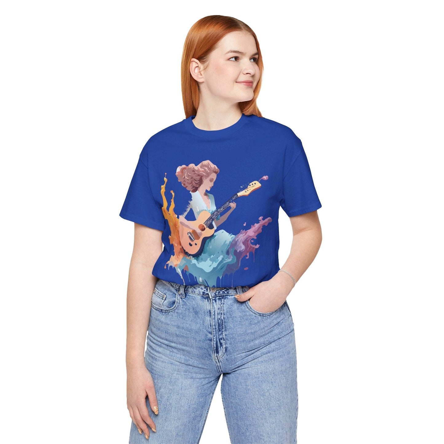 Adelpha Music Graphic Tee Unisex Vintage Inspired Art Design Short Sleeve T Shirt